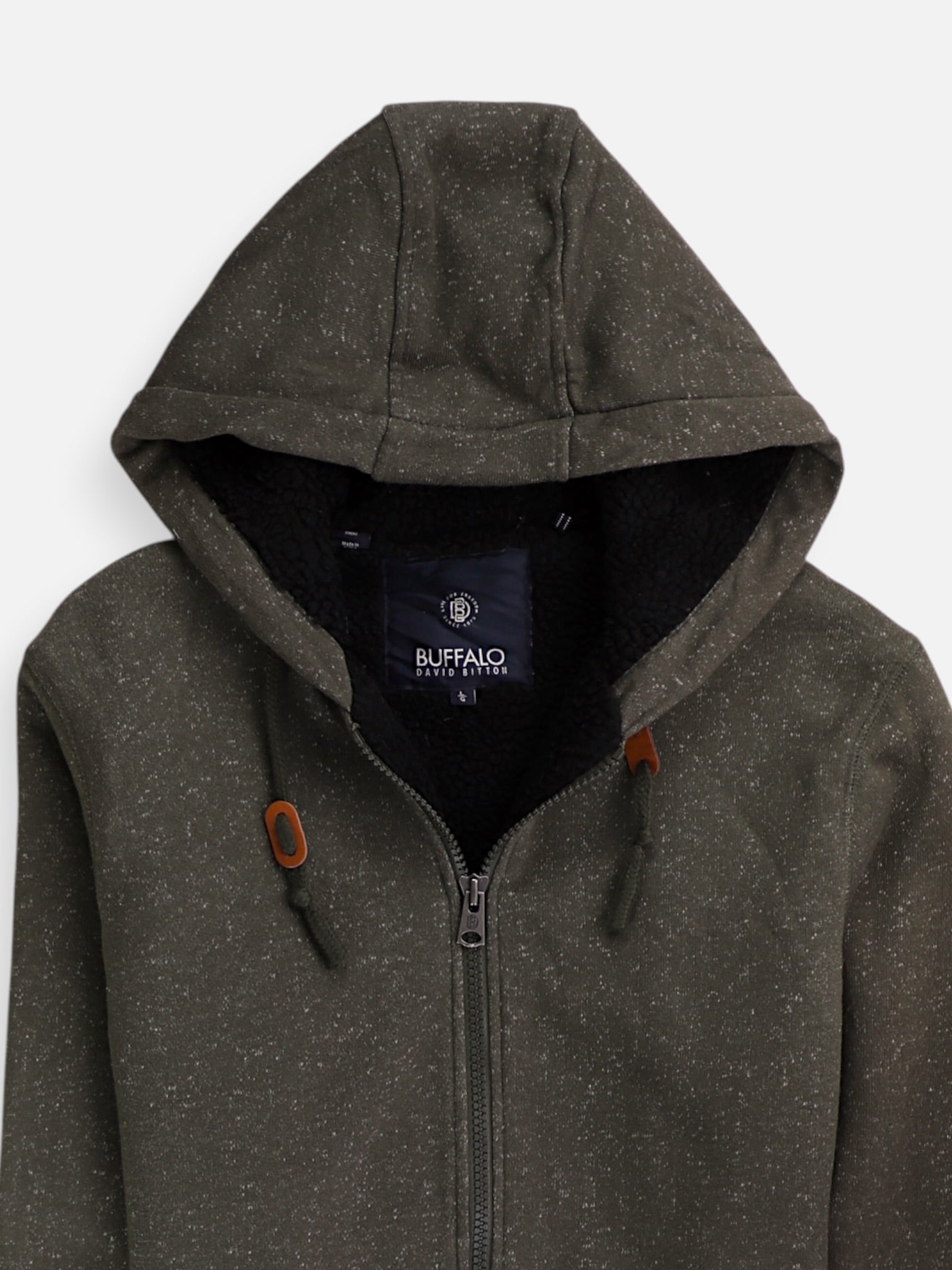 BUFFALO Sudadera Hoodie Basic - Hombre - Large