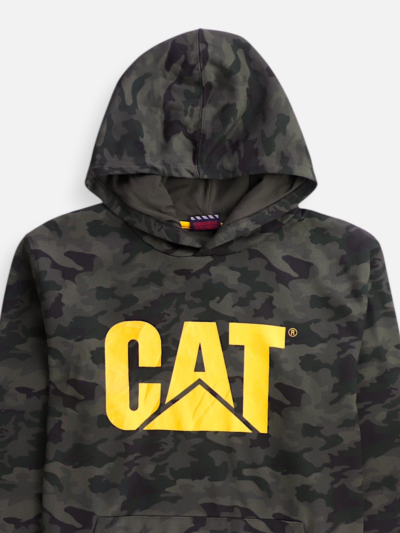 Caterpillar Sudadera Hoodie Militar - Hombre - Large
