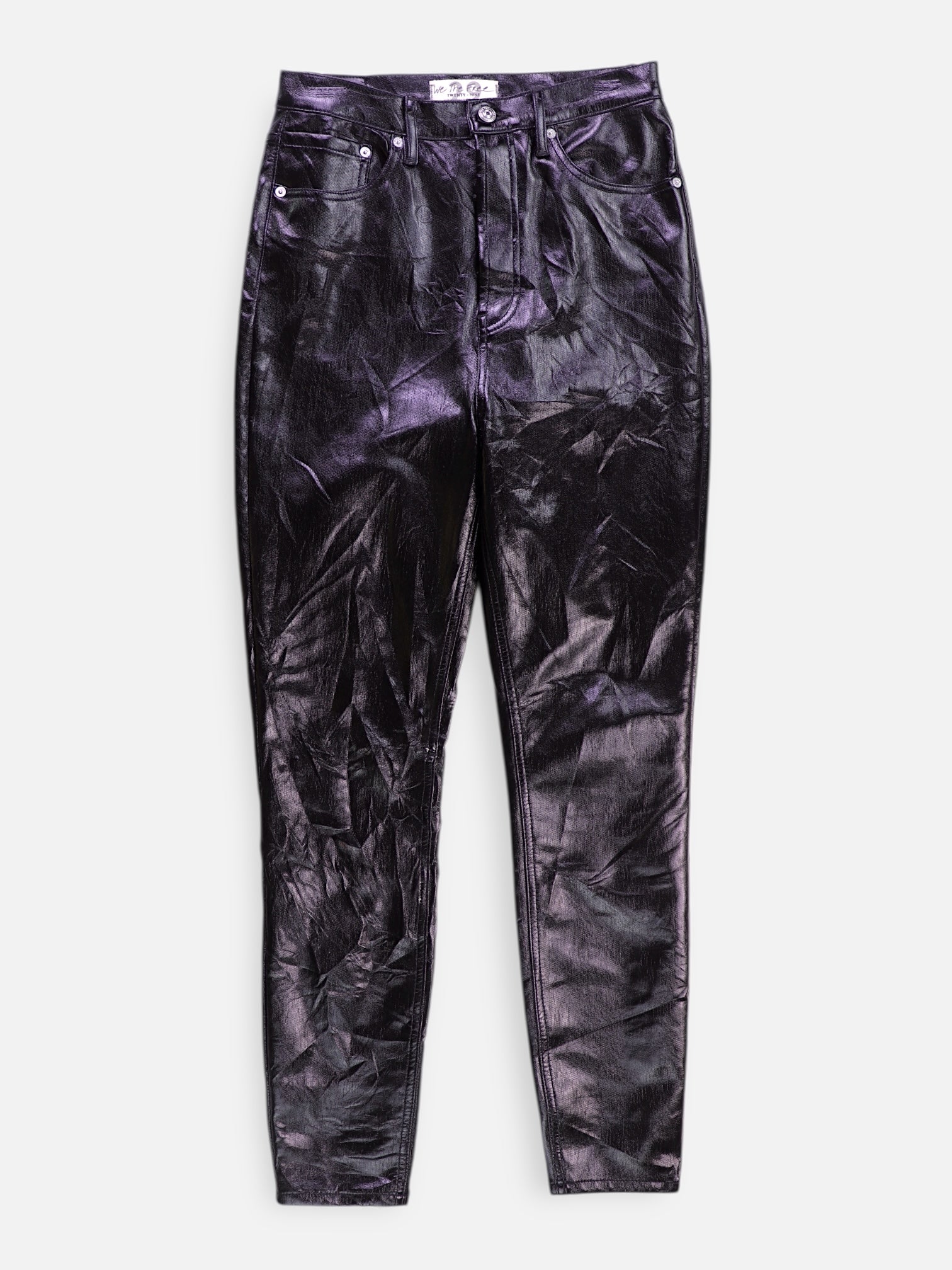 Pantalon Regular Fit Cuero - Mujer - 29