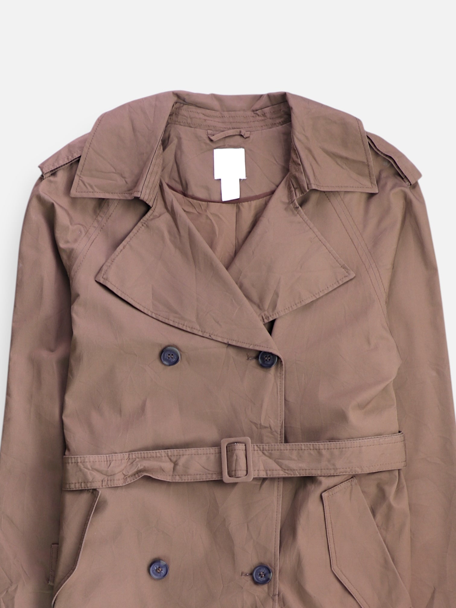 H&M Abrigo Trench Coat Casual - Hombre - Medium