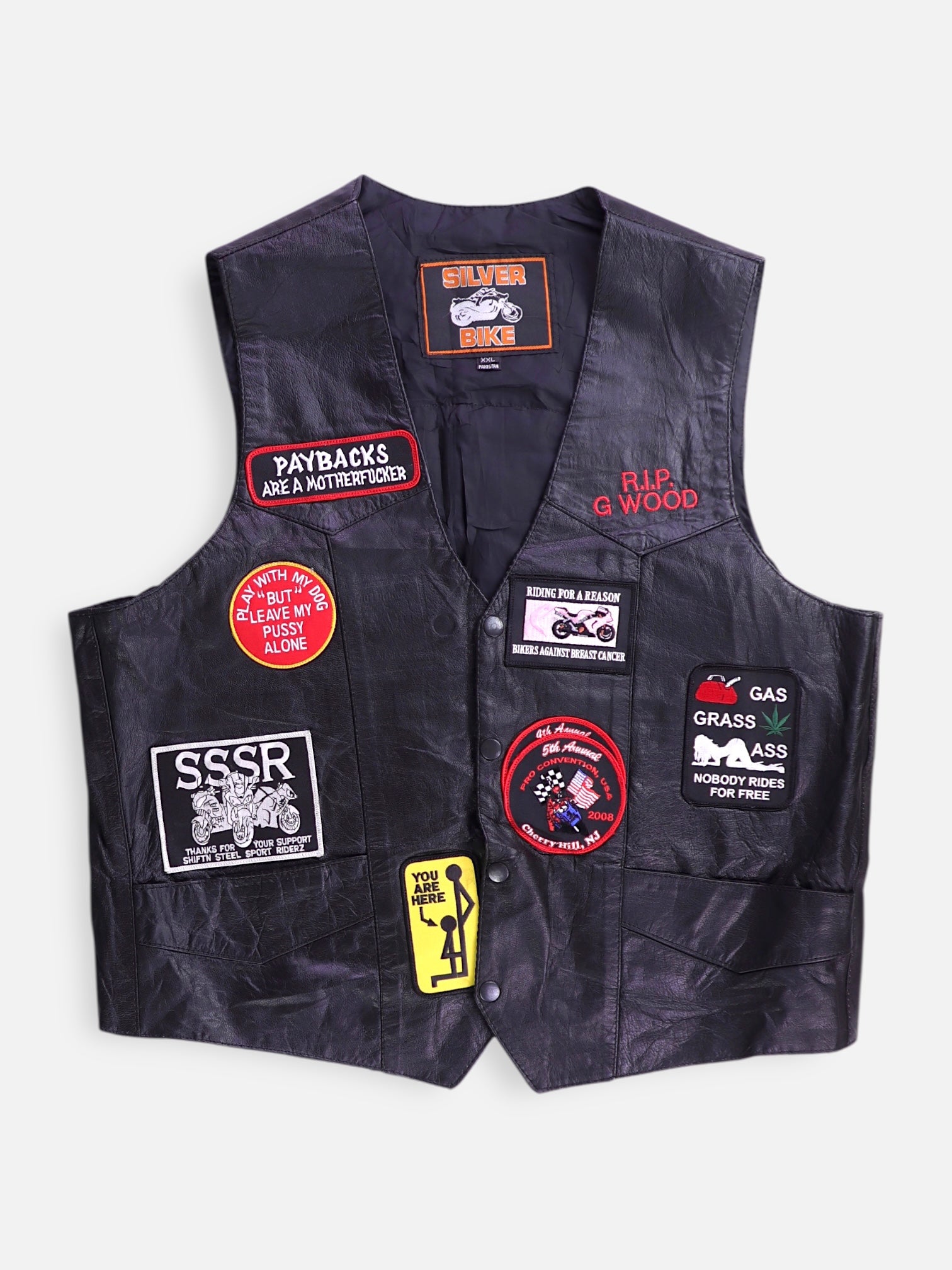 Chaleco Cuero - Hombre - 2XL