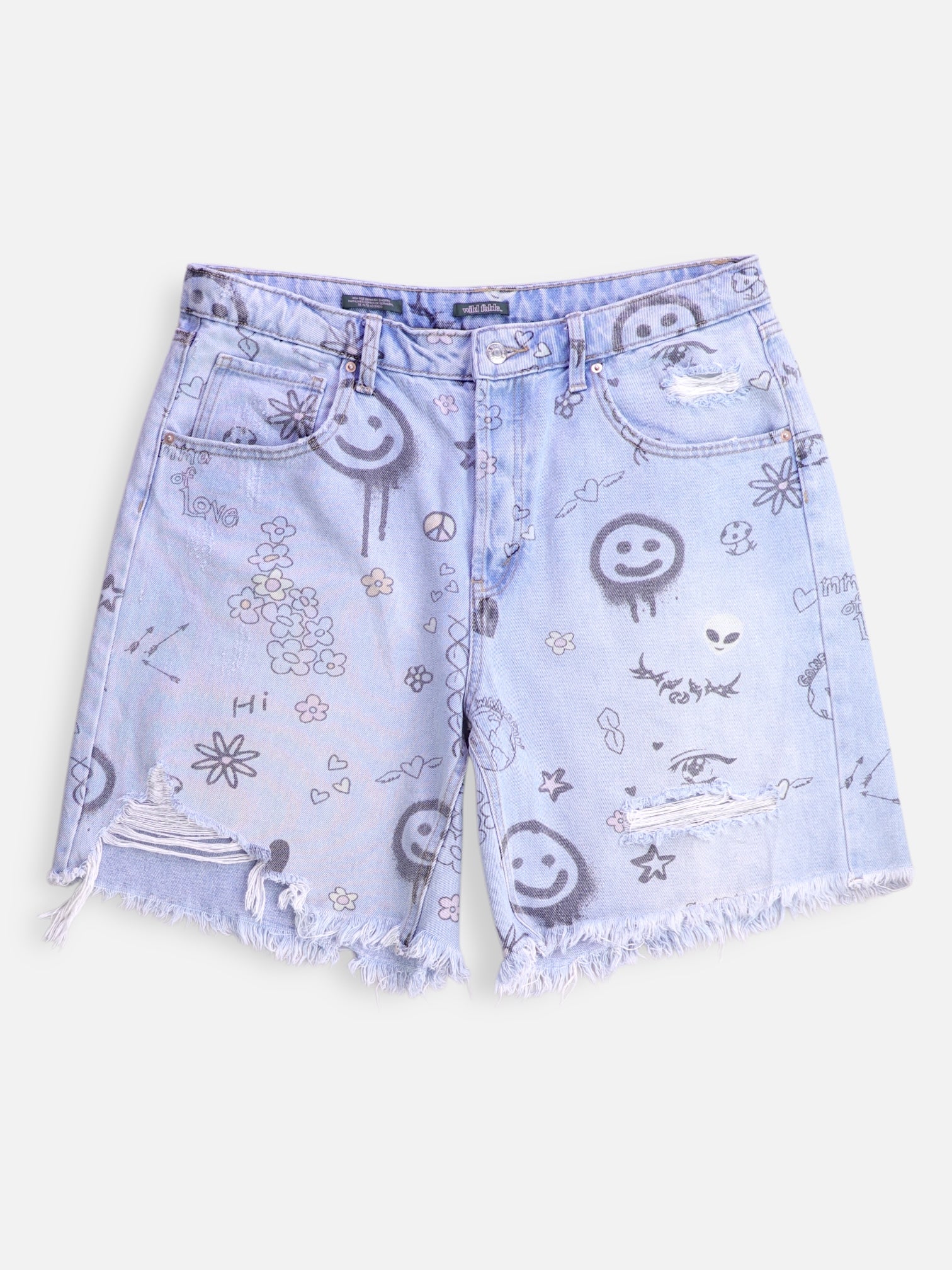 Wild Fable Shorts Denim - Mujer - 14