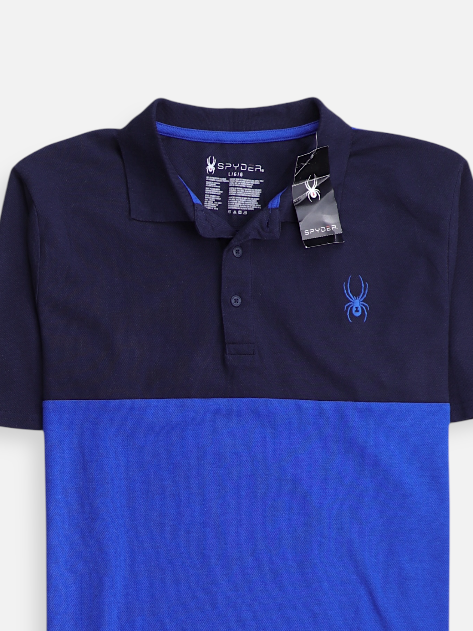 SPYDER  Camisa Color Block - Hombre - Large