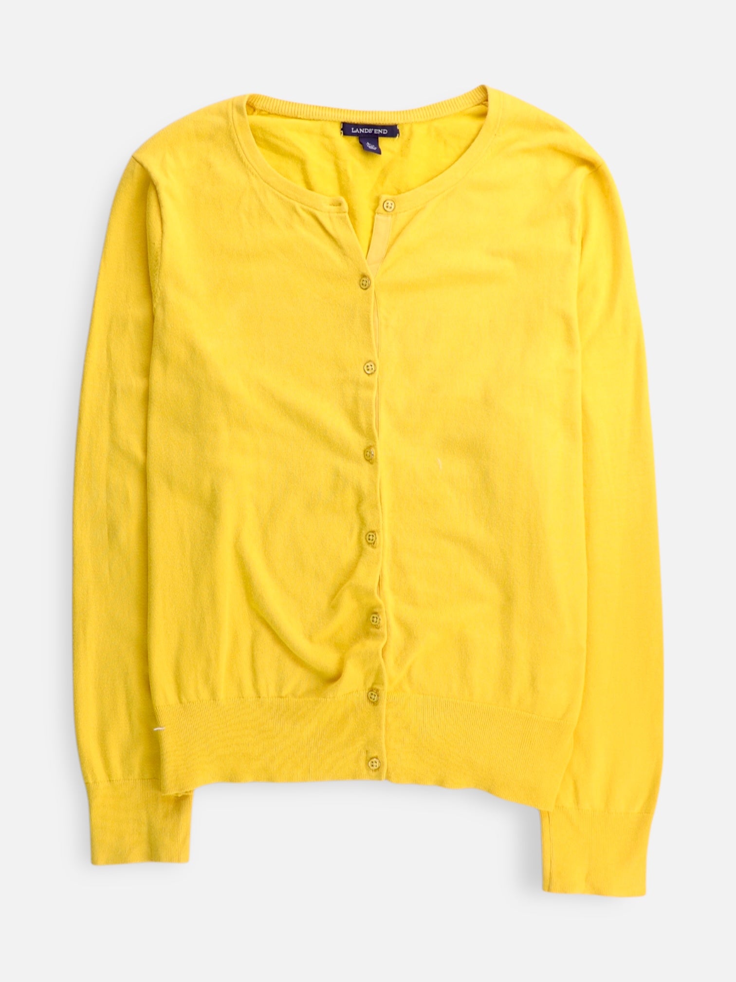 LANDS END Sueter Cardigan Casual - Mujer - Large