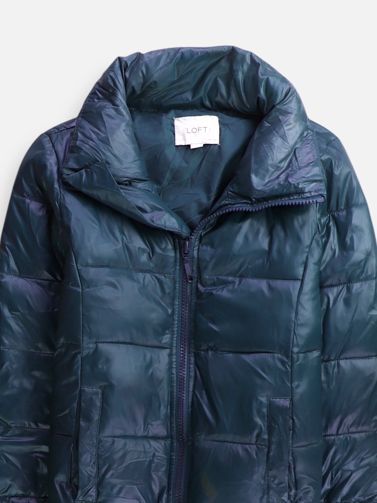 LOFT Chaqueta Puffer Impermeable - Mujer - XS PETITE