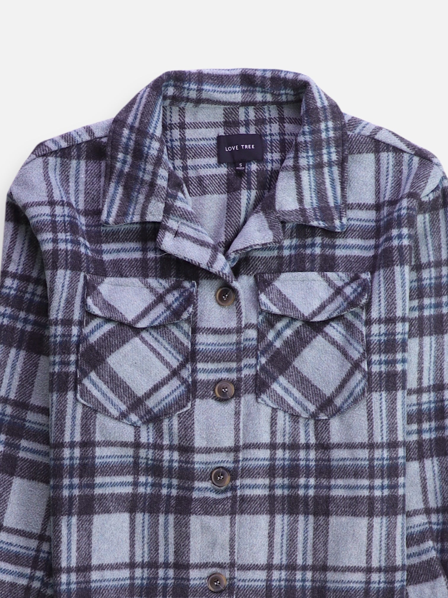 LOVE TREE  Chaqueta Sobrecamisa Basic - Mujer - Small
