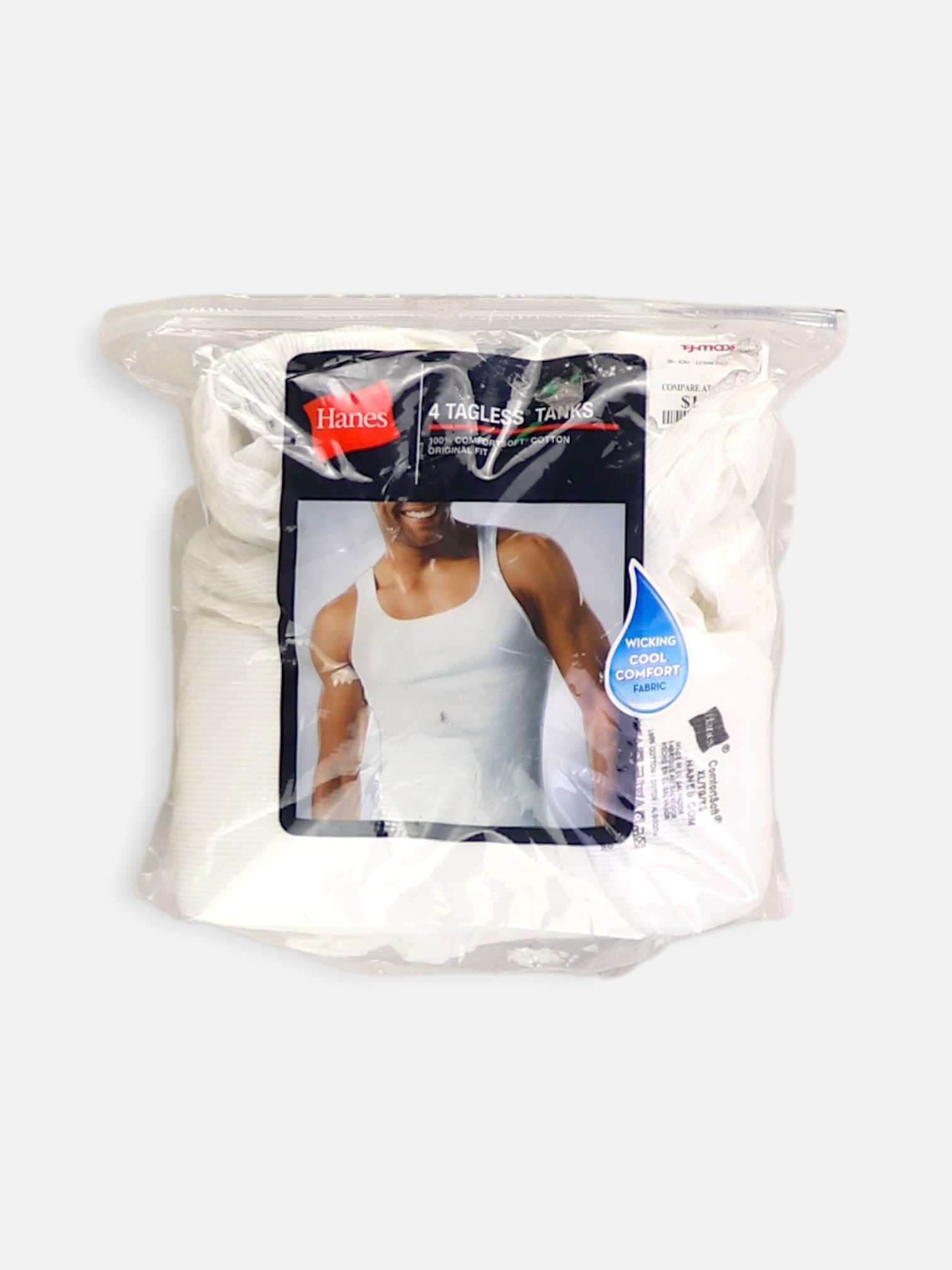 Hanes  Camiseta 4 Pack - Hombre - XL