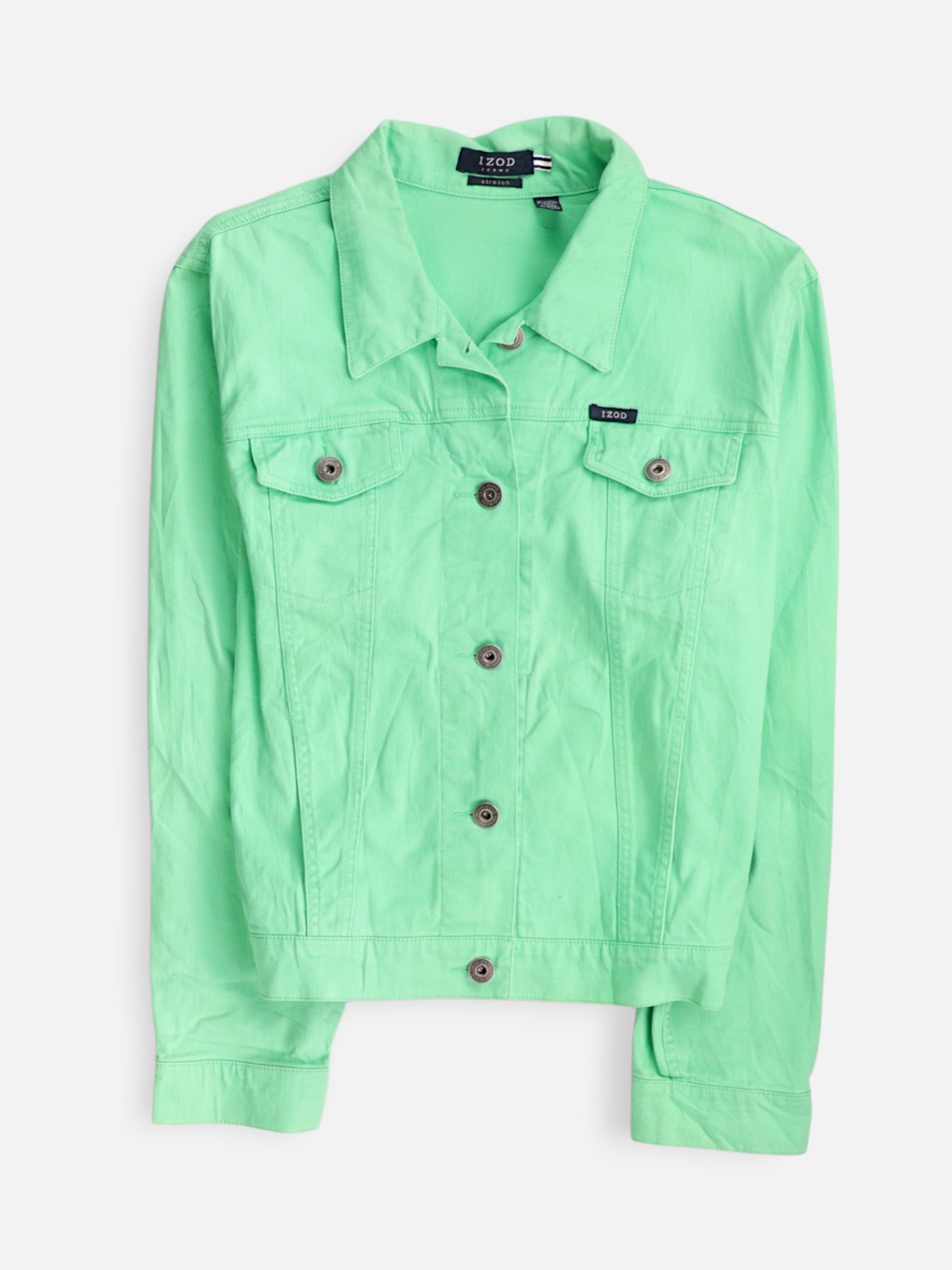 Izod Chaqueta Denim  Basic - Mujer - XL
