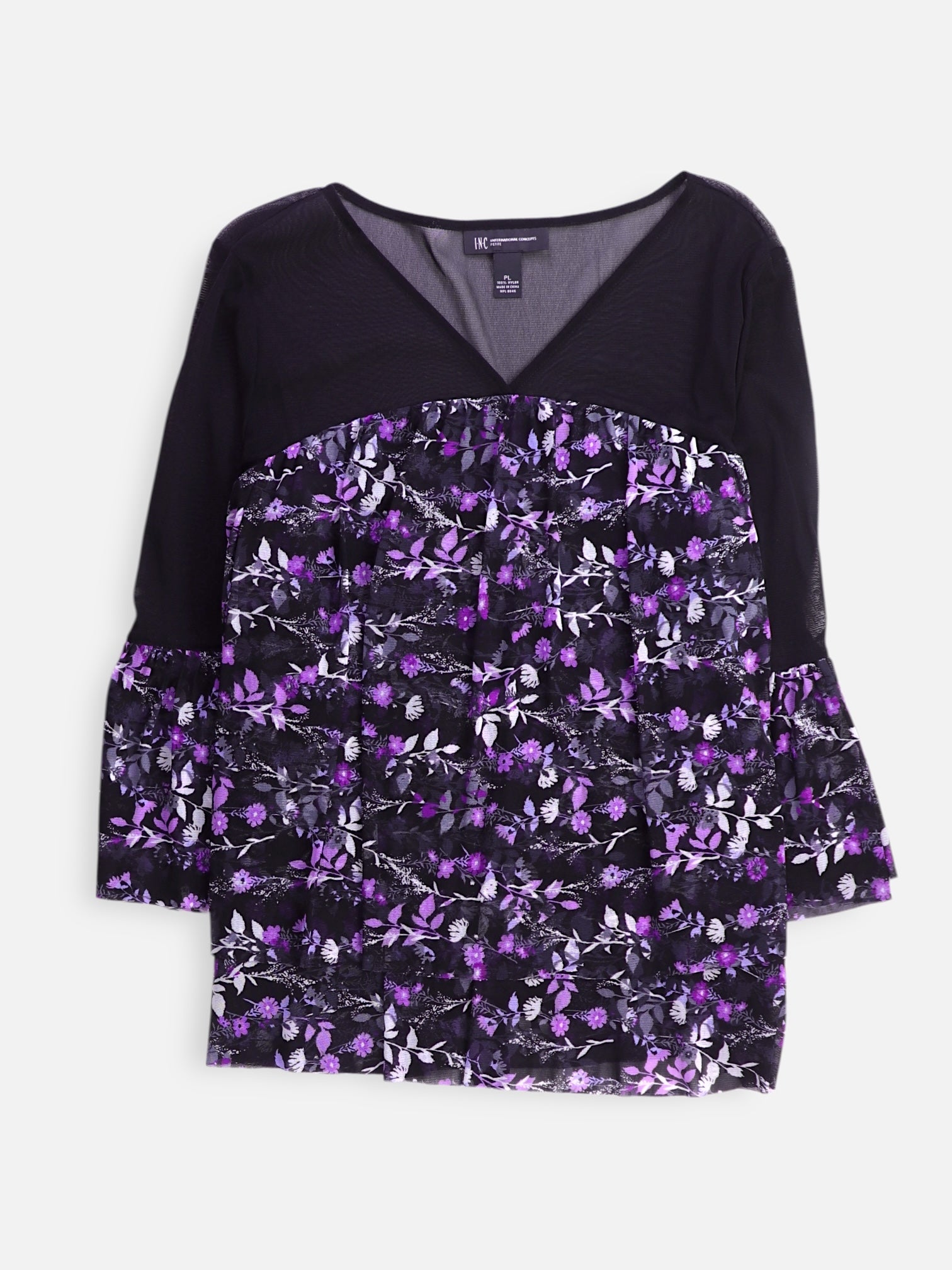 I.N.C Blusa Casual - Mujer - L PETITE