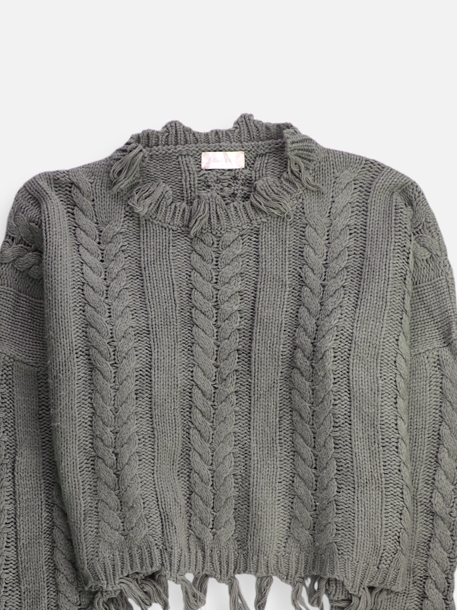 Sueter Knit Crop Top - Mujer - Medium