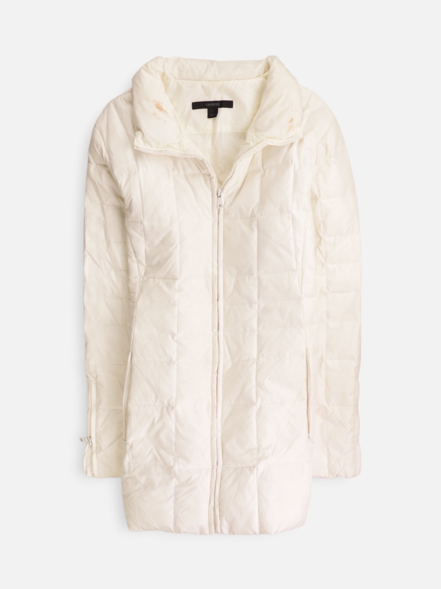 EXPRESS Chaqueta Puffer Impermeable - Mujer - Large