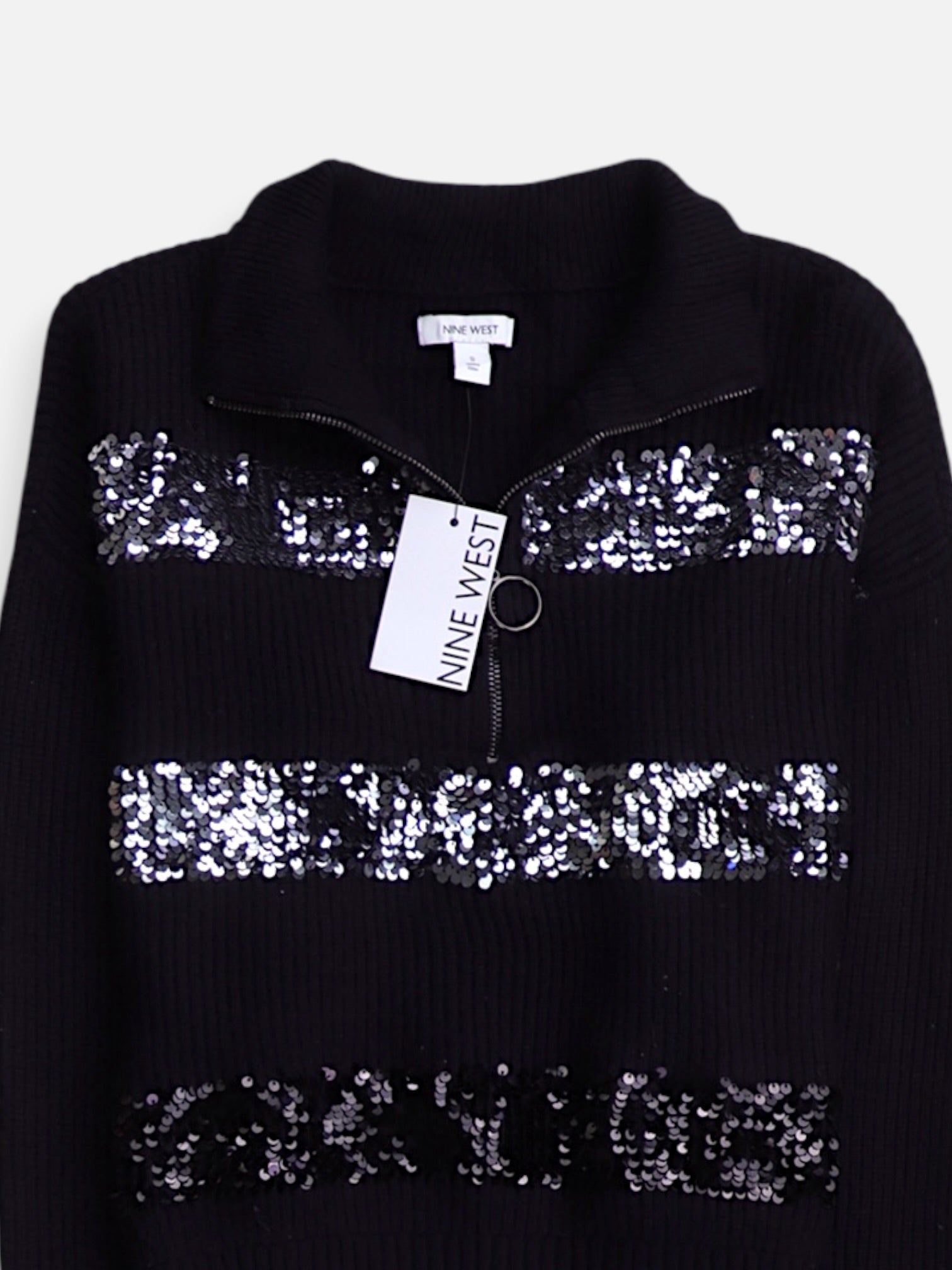 NINE WEST Sudadera Fleece Knit - Mujer - Small