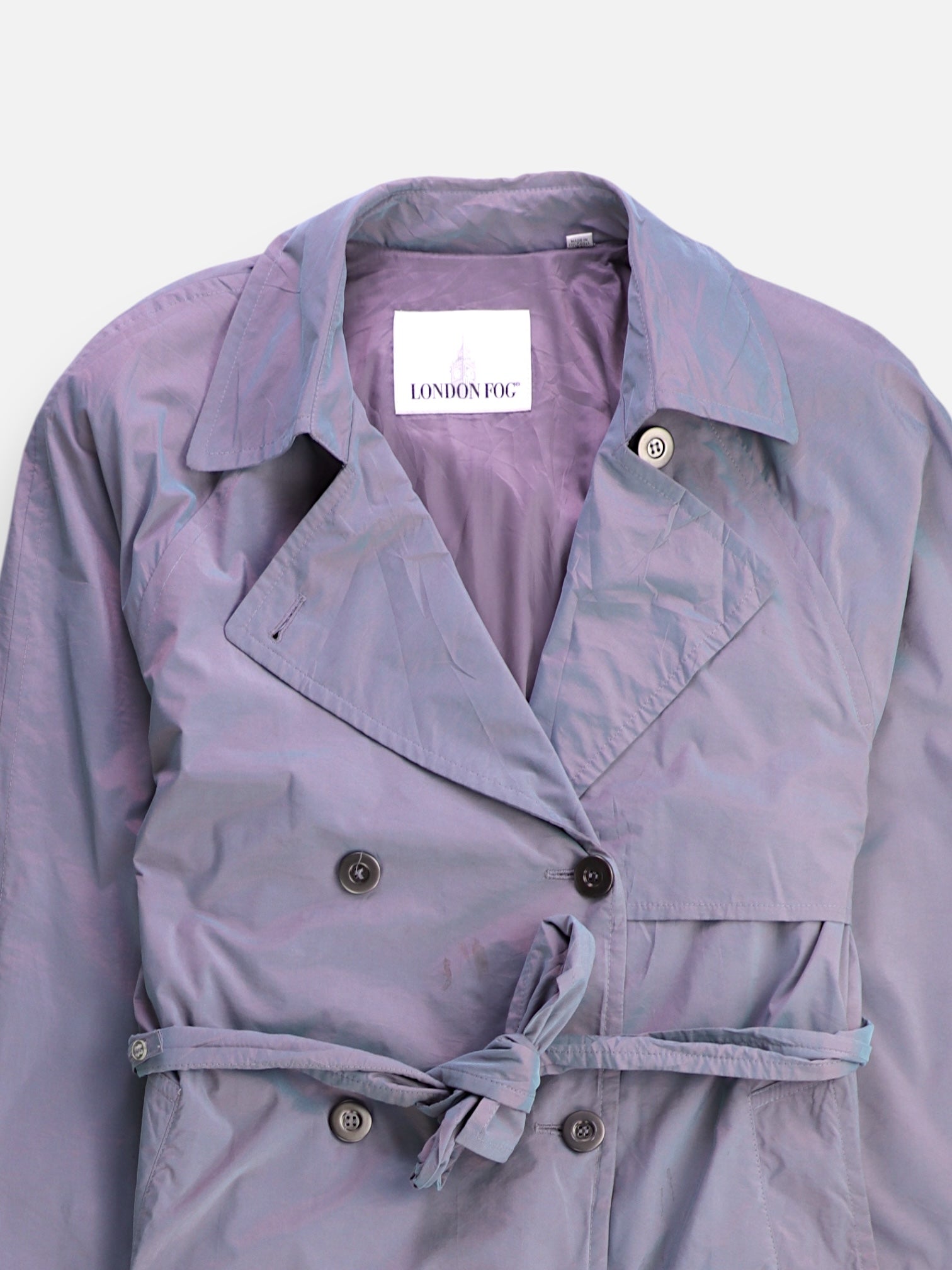 LONDON FOG Abrigo Donble breasted trench Casual - Mujer - XL