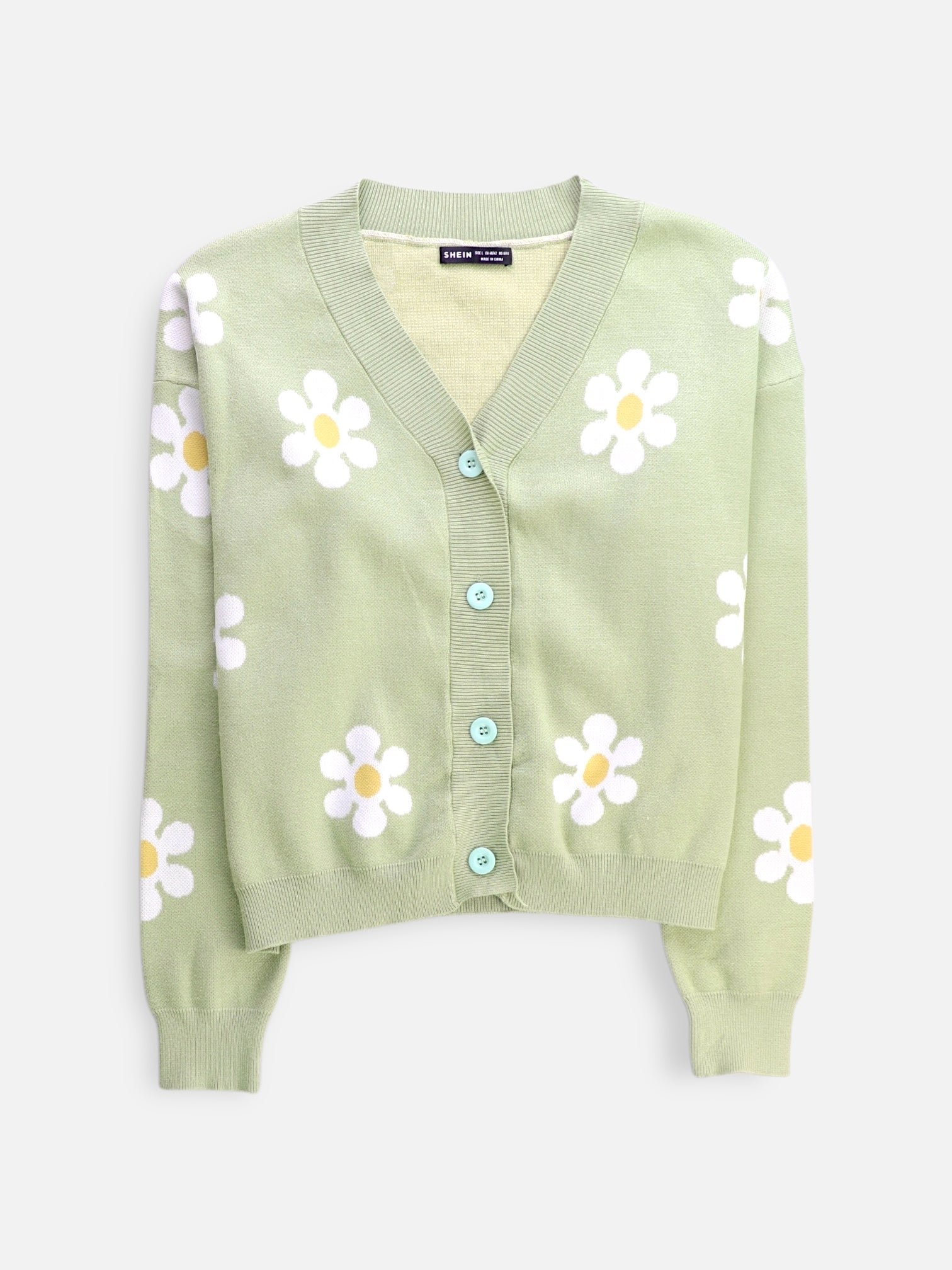 SHEIN Sueter Cardigan Casual - Mujer - Large