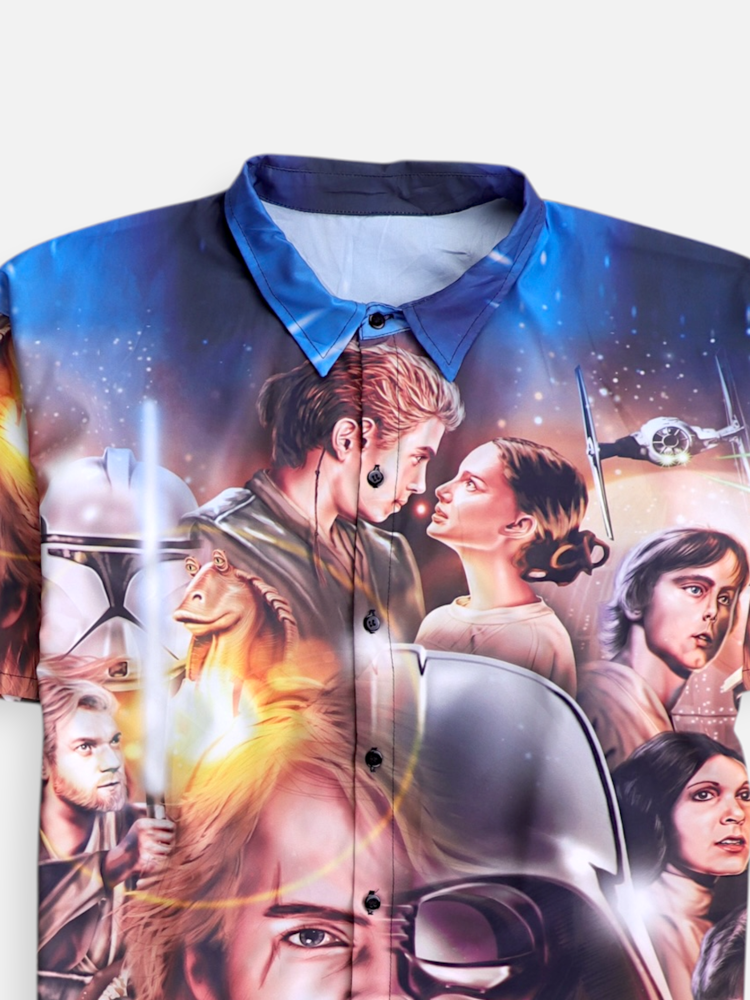 Star Wars Camisa Animado - Hombre - 3XL