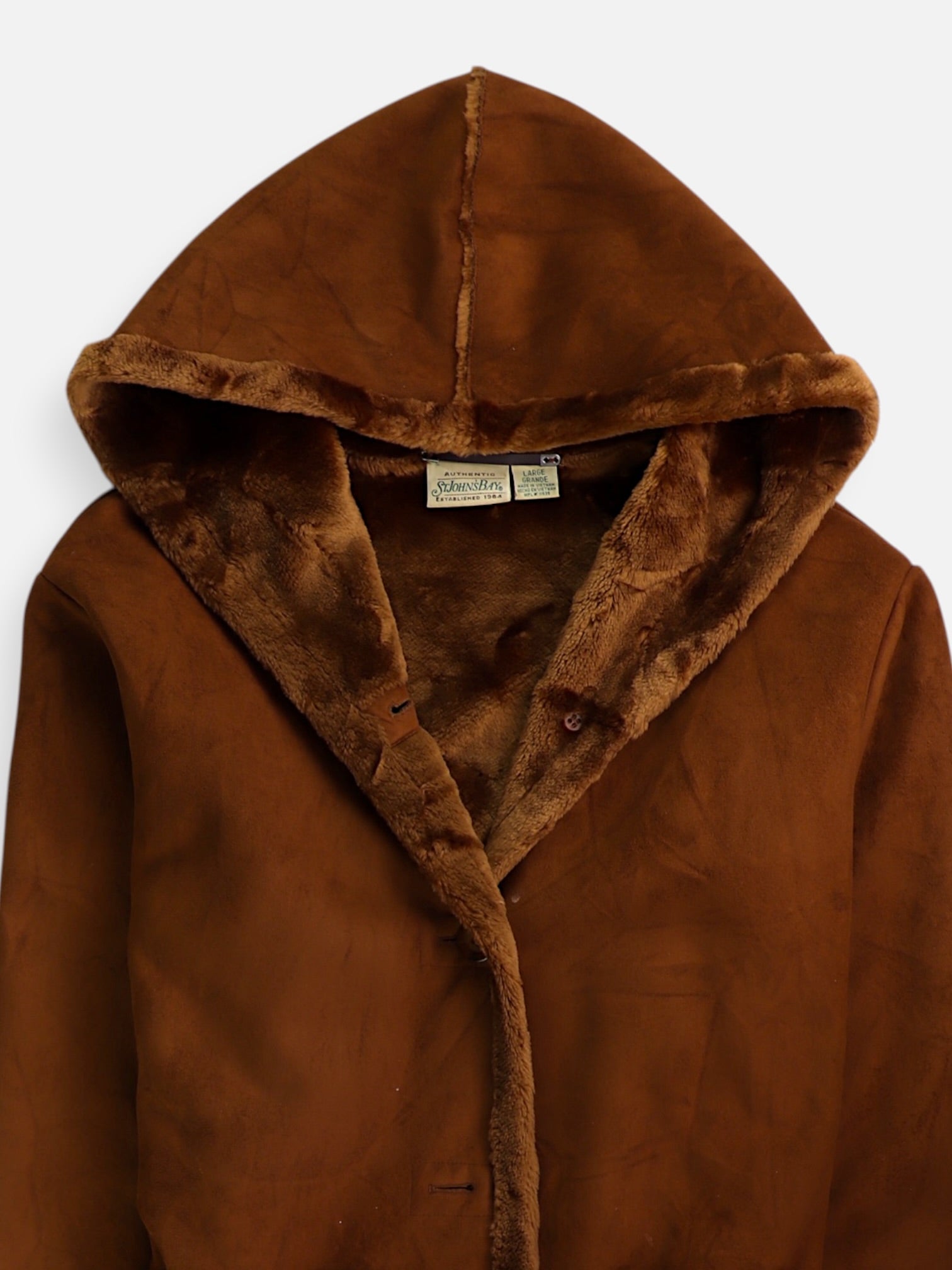 ST JOHNS BAY Abrigo  Single breasted trench Casual - Mujer - Large