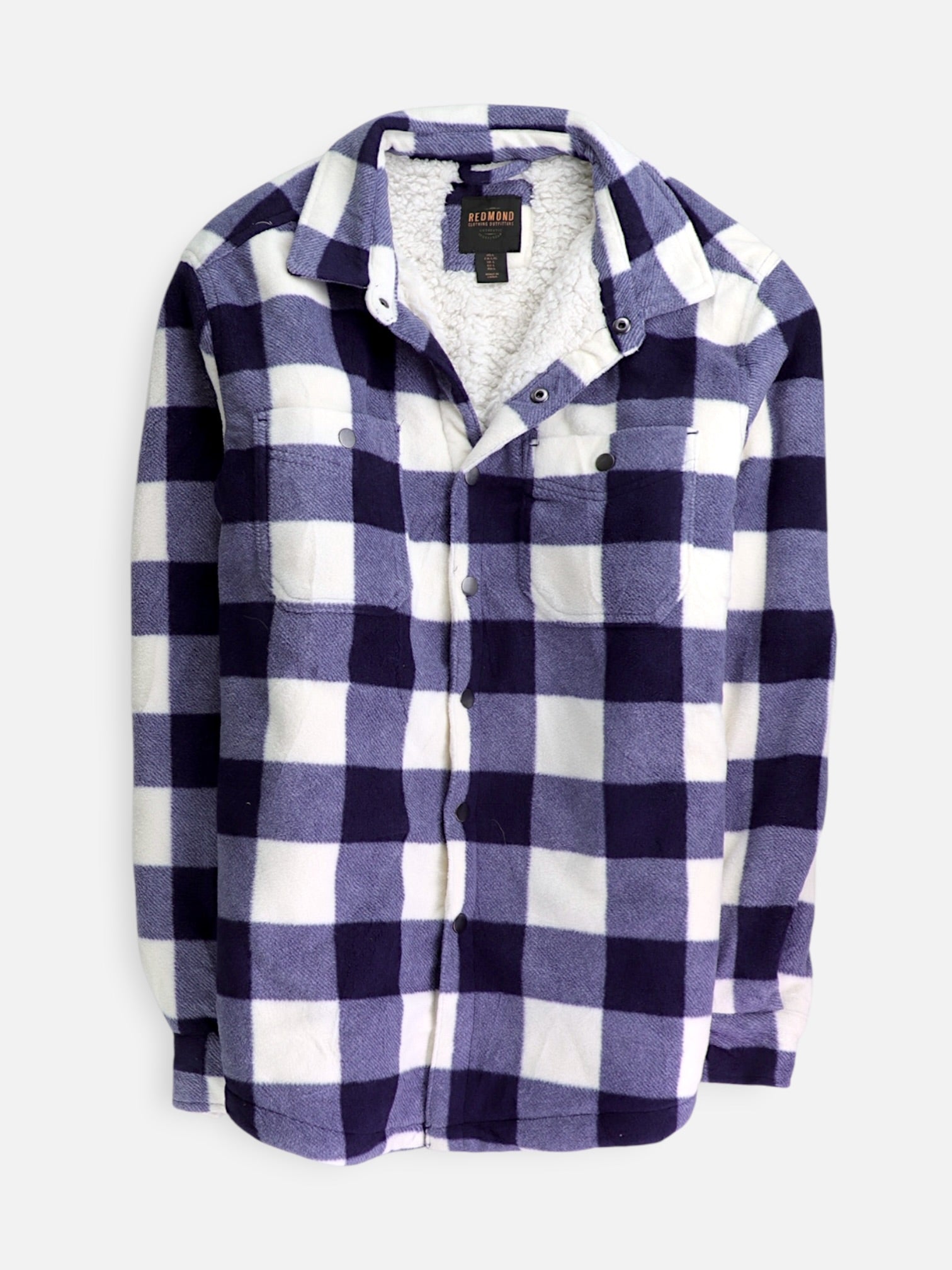 Chaqueta Sobrecamisa Color Block - Hombre - Large