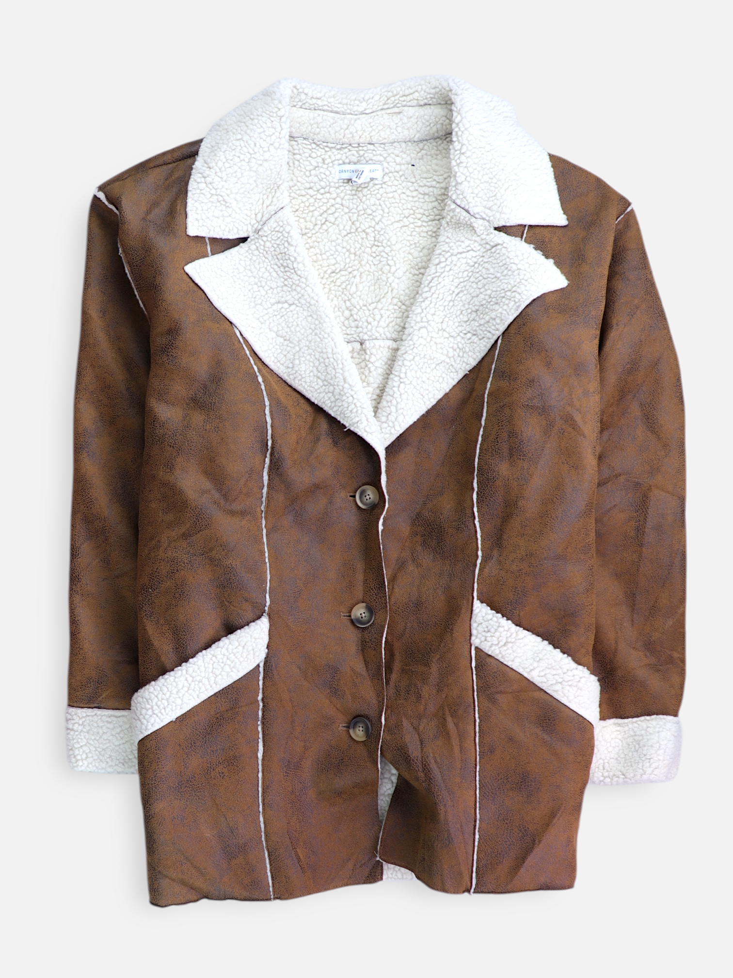 Chaqueta Sherpa Trucker Basic - Mujer - XL