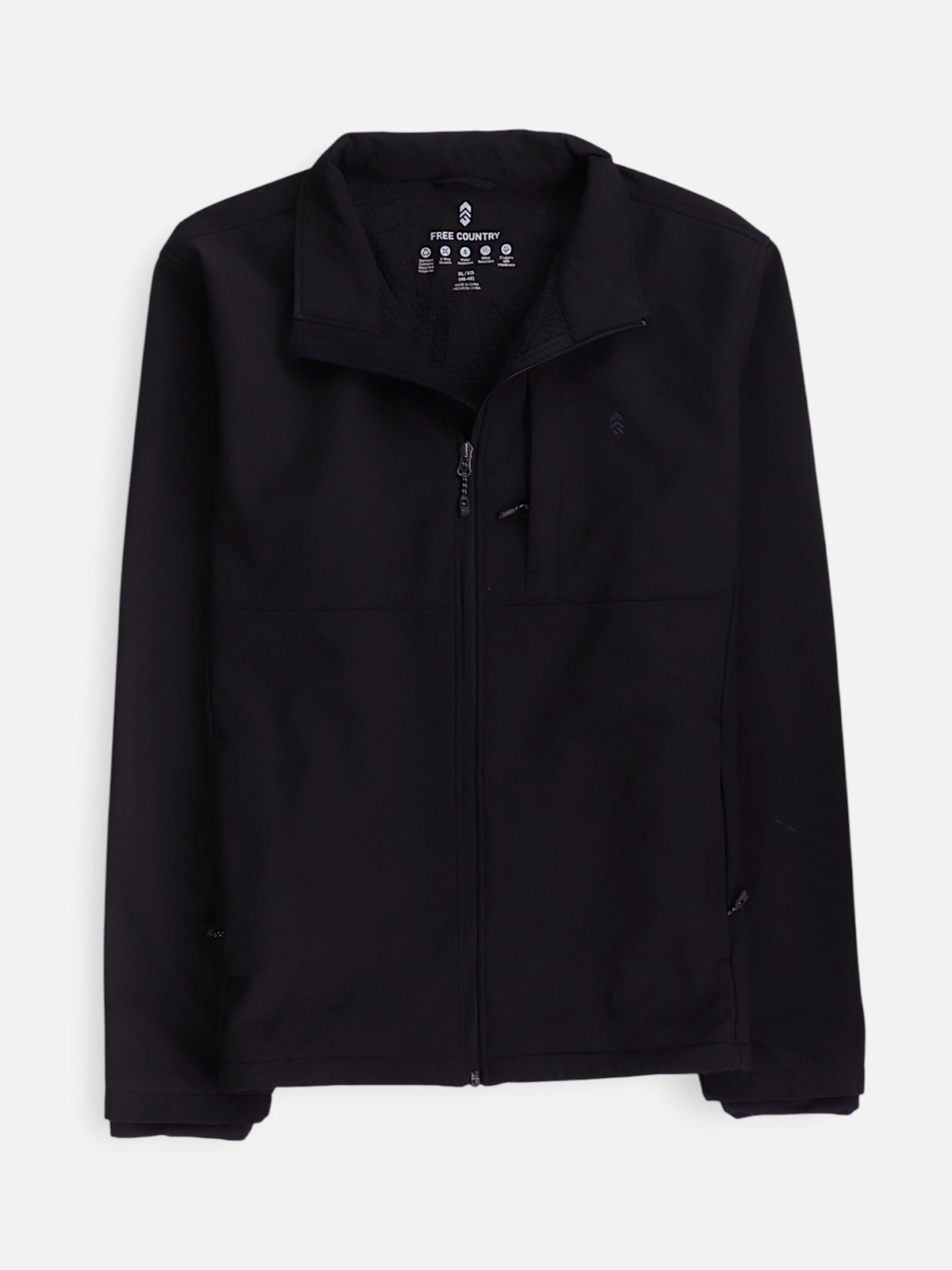FREE COUNTY Sudadera Fleece Basic - Hombre - XL