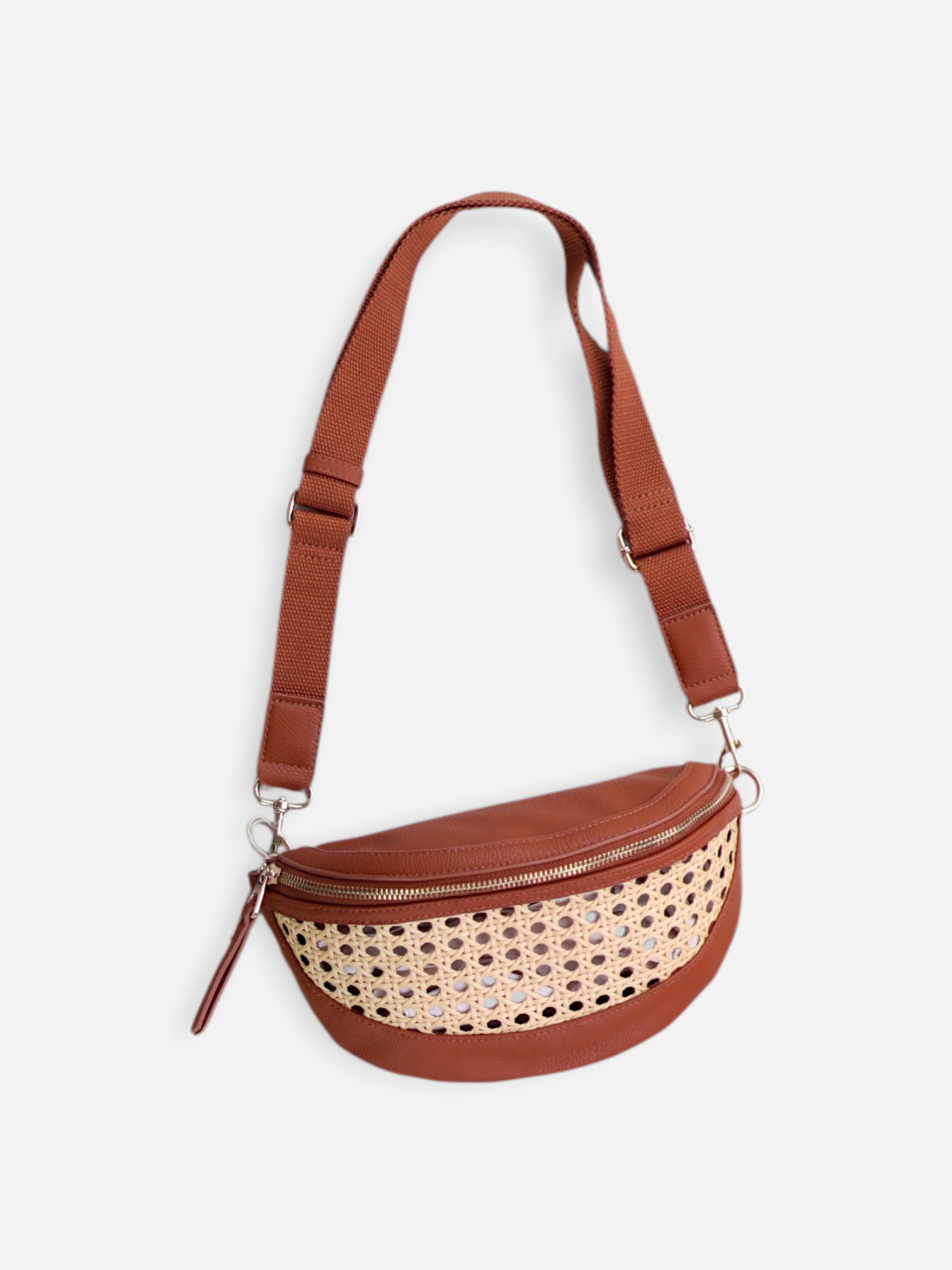 Universal Thread Cangurera Cuero - Mujer - Talla Única (One Size)