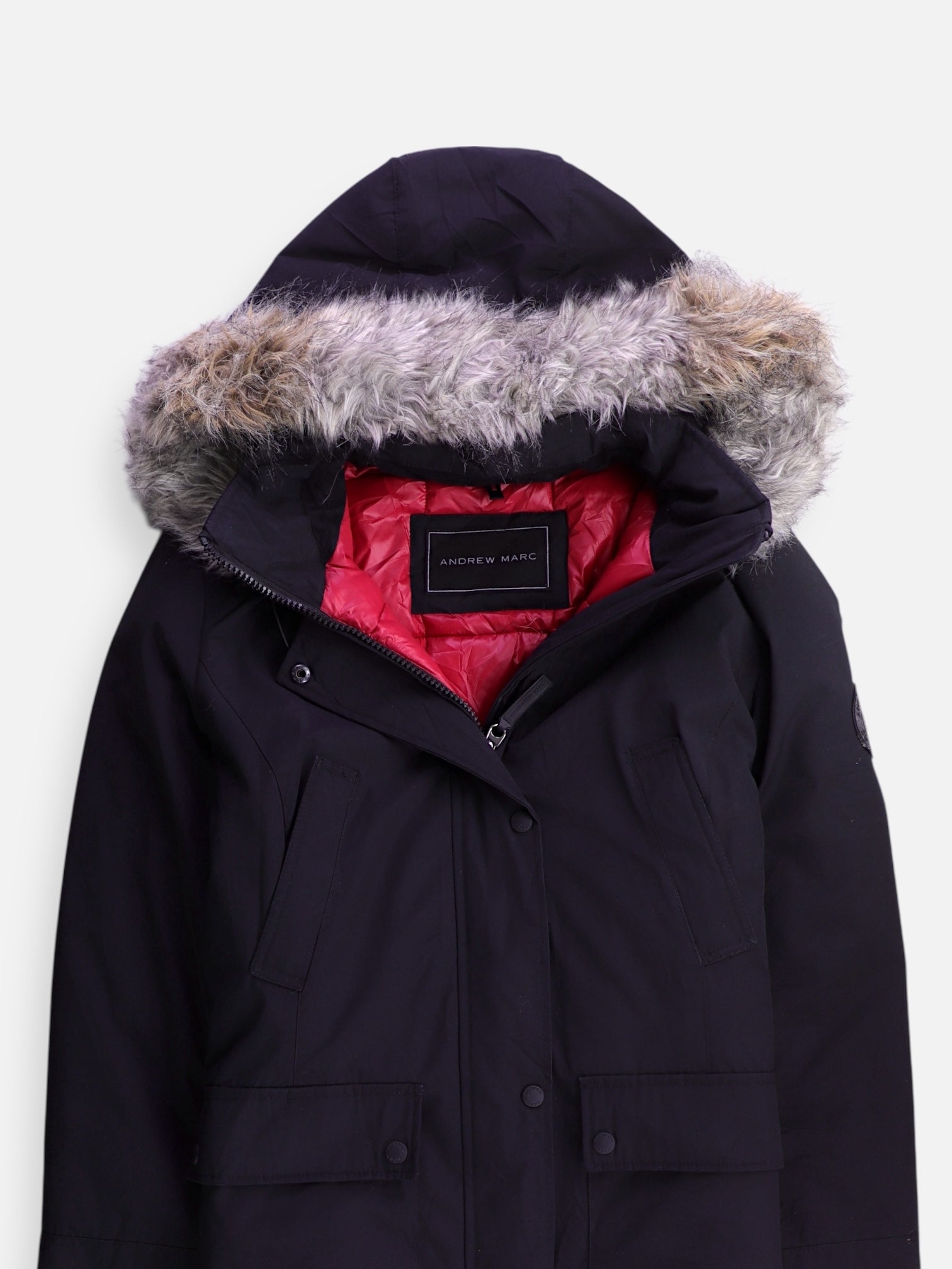 ANDREW MARC Abrigo Impermeable Casual - Mujer - Medium