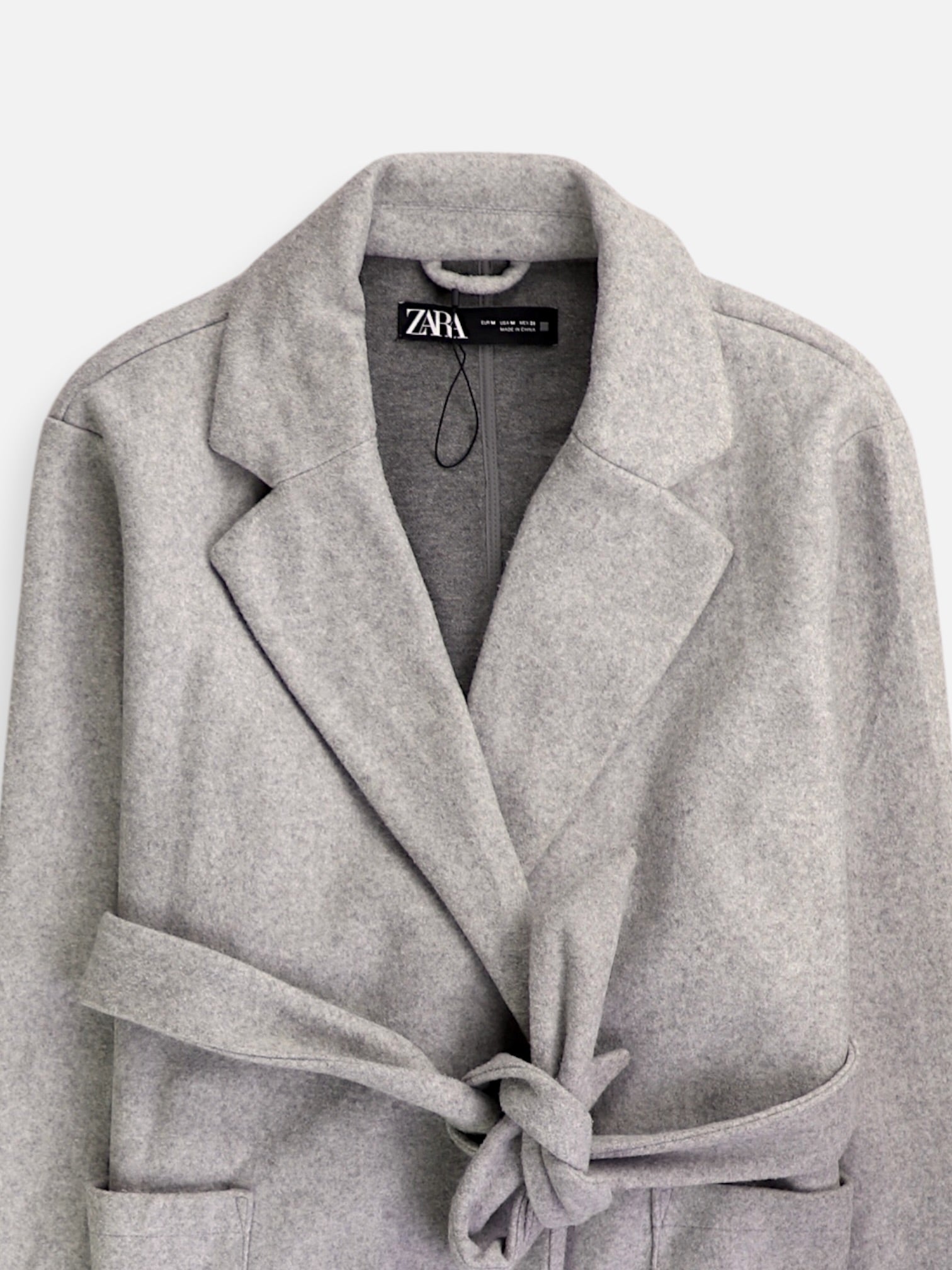 ZARA Chaqueta Trench coat Basic - Mujer - Medium