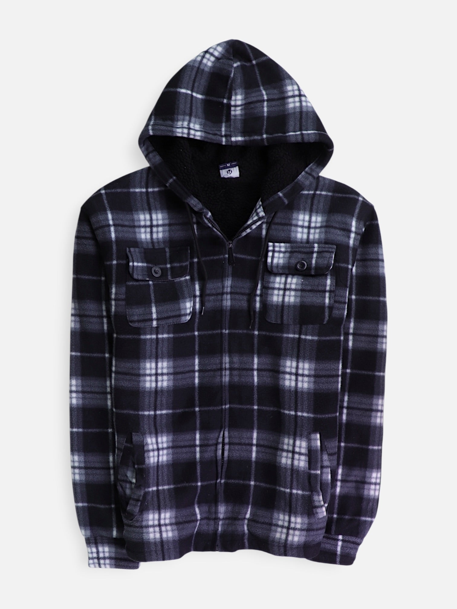 Chaqueta Sobrecamisa Color Block - Hombre - Medium