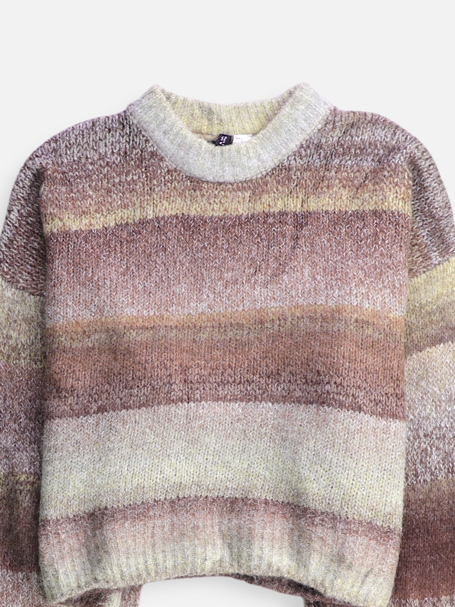 H&M Sueter Knit Color Block - Mujer - Medium
