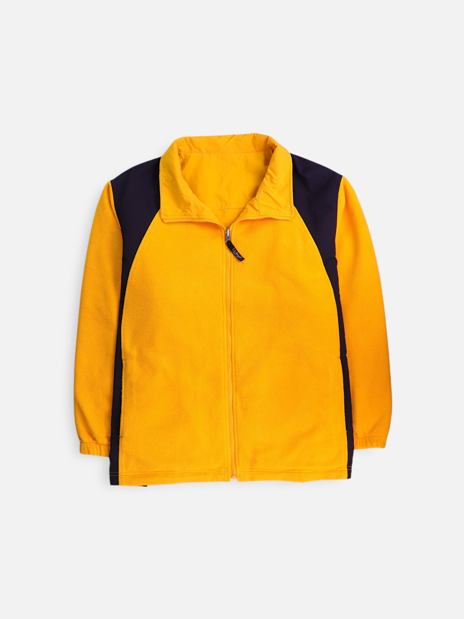 LL BEAN Sudadera Fleece Color Block - Mujer - 3XL