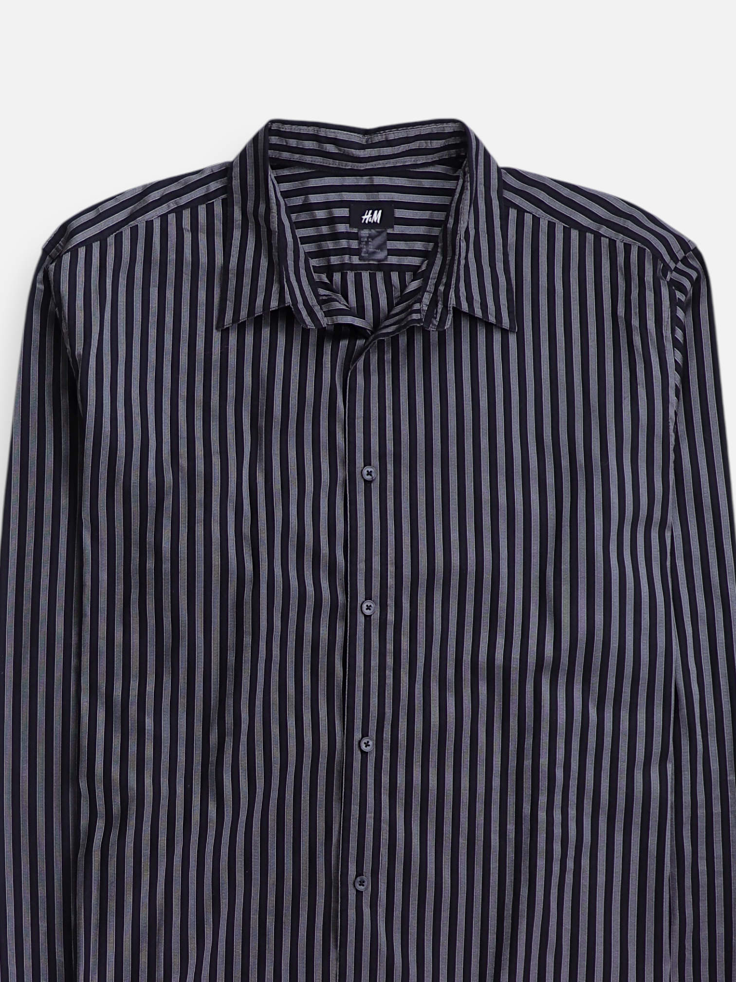 H&M Camisa Color Block - Hombre - XL