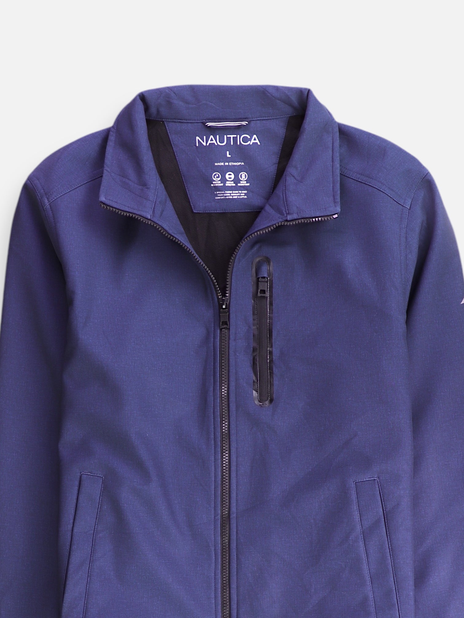 Nautica Chaqueta Deportivo Fleece - Hombre - Large