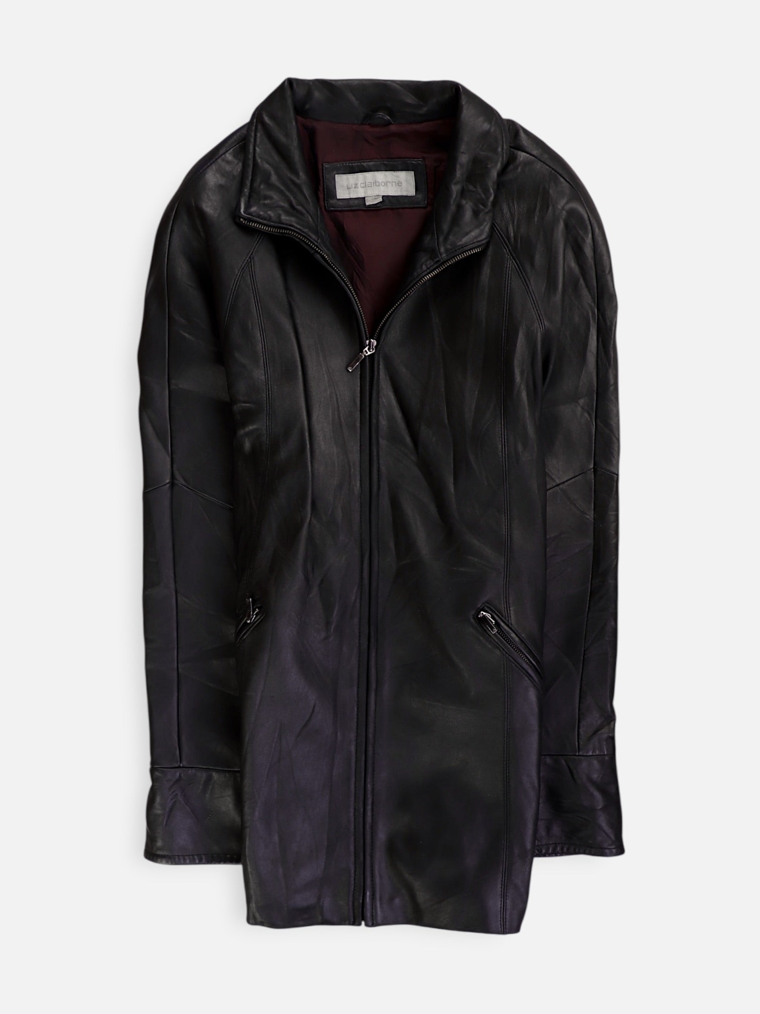 LIZ claiborne Chaqueta Casual Cuero - Hombre - Medium