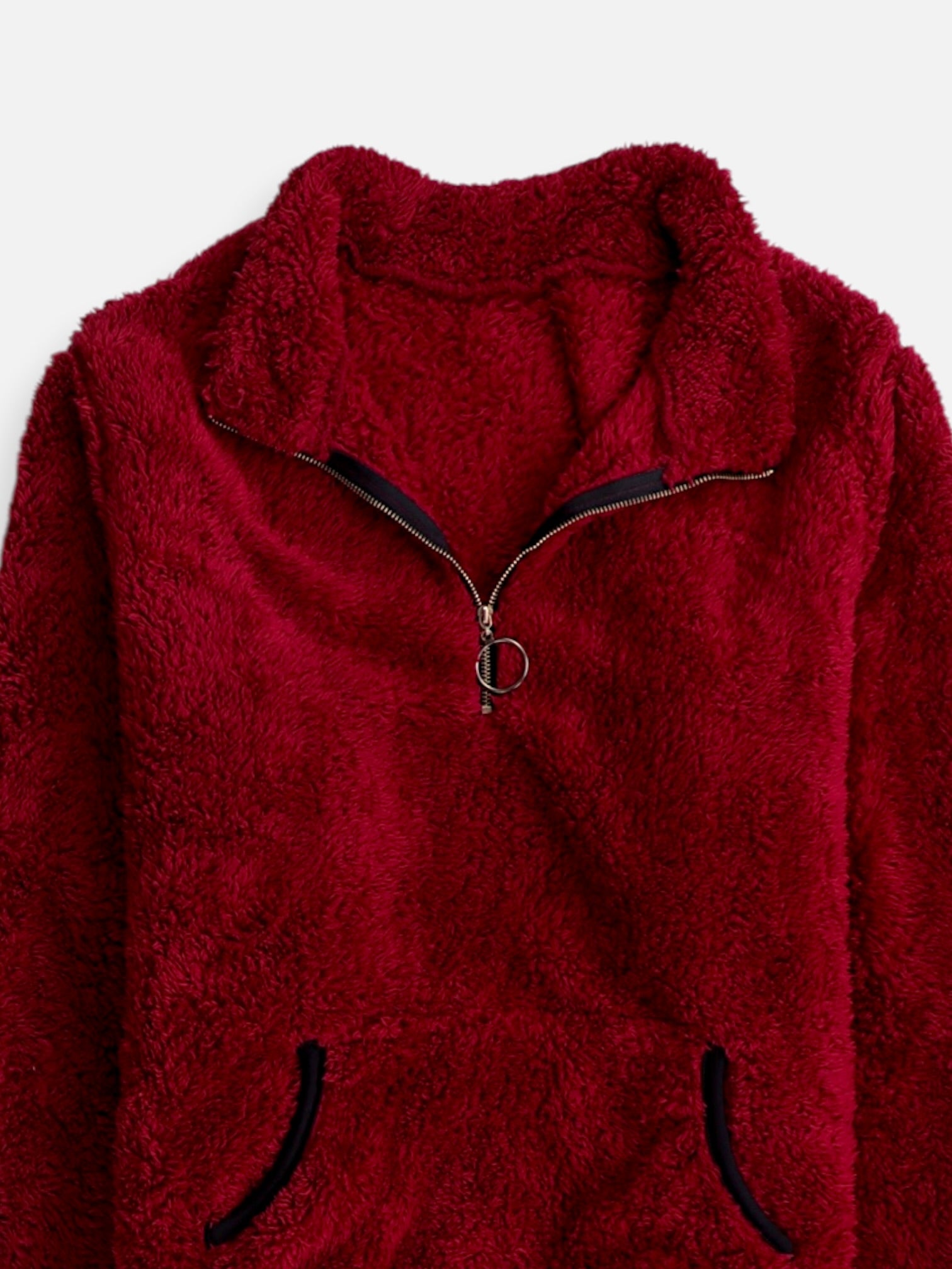 SHEIN Sueter Fleece Teddy - Mujer - XL