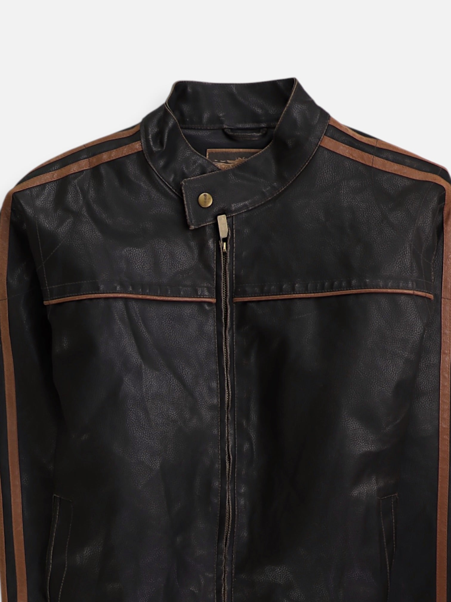 Chaqueta Motera Cuero - Hombre - Medium