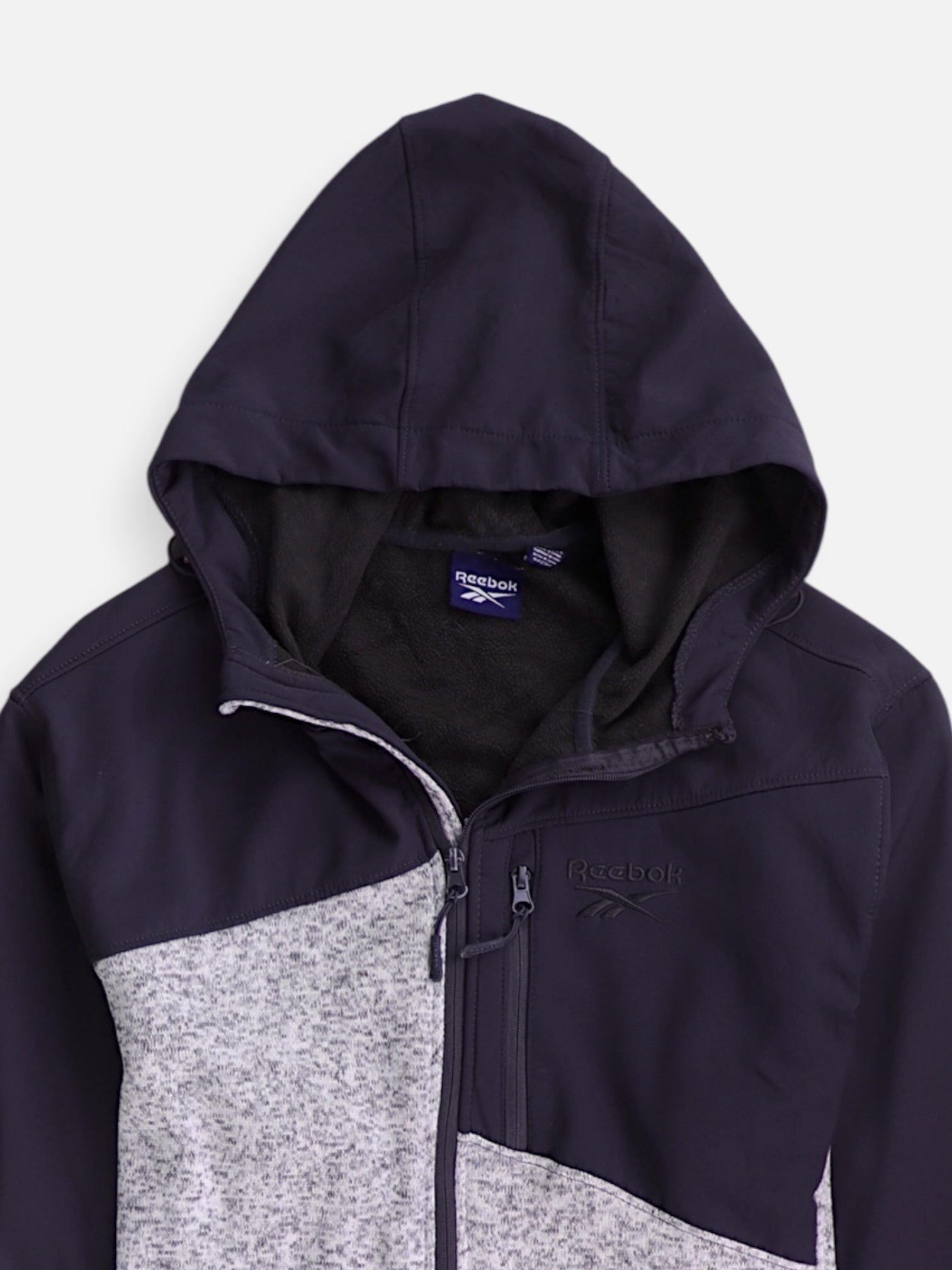 Reebok Sudadera Hoodie Color Block - Hombre - 2XL