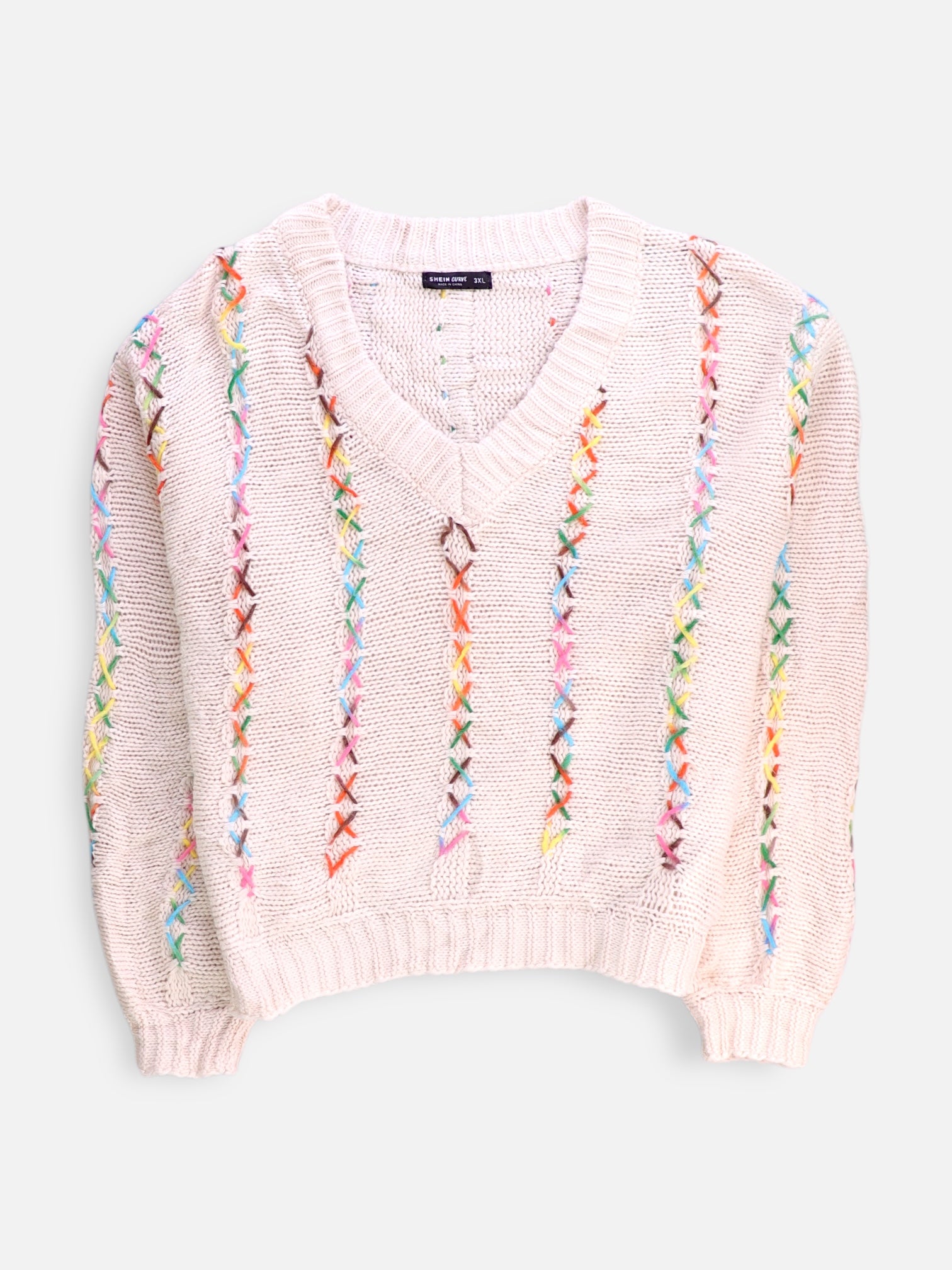 SHEIN Sueter Knit Casual - Mujer - 3XL