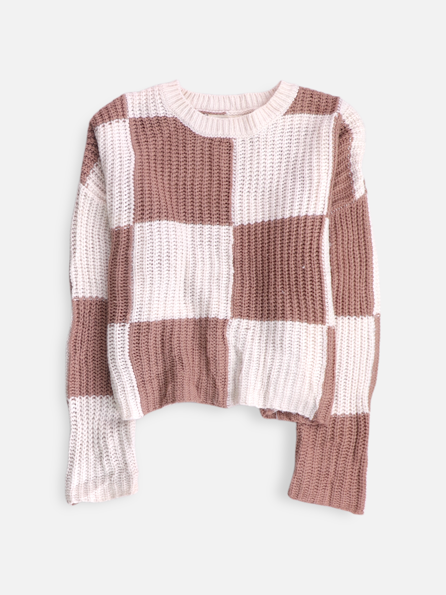 Sueter Knit Color Block - Mujer - XS