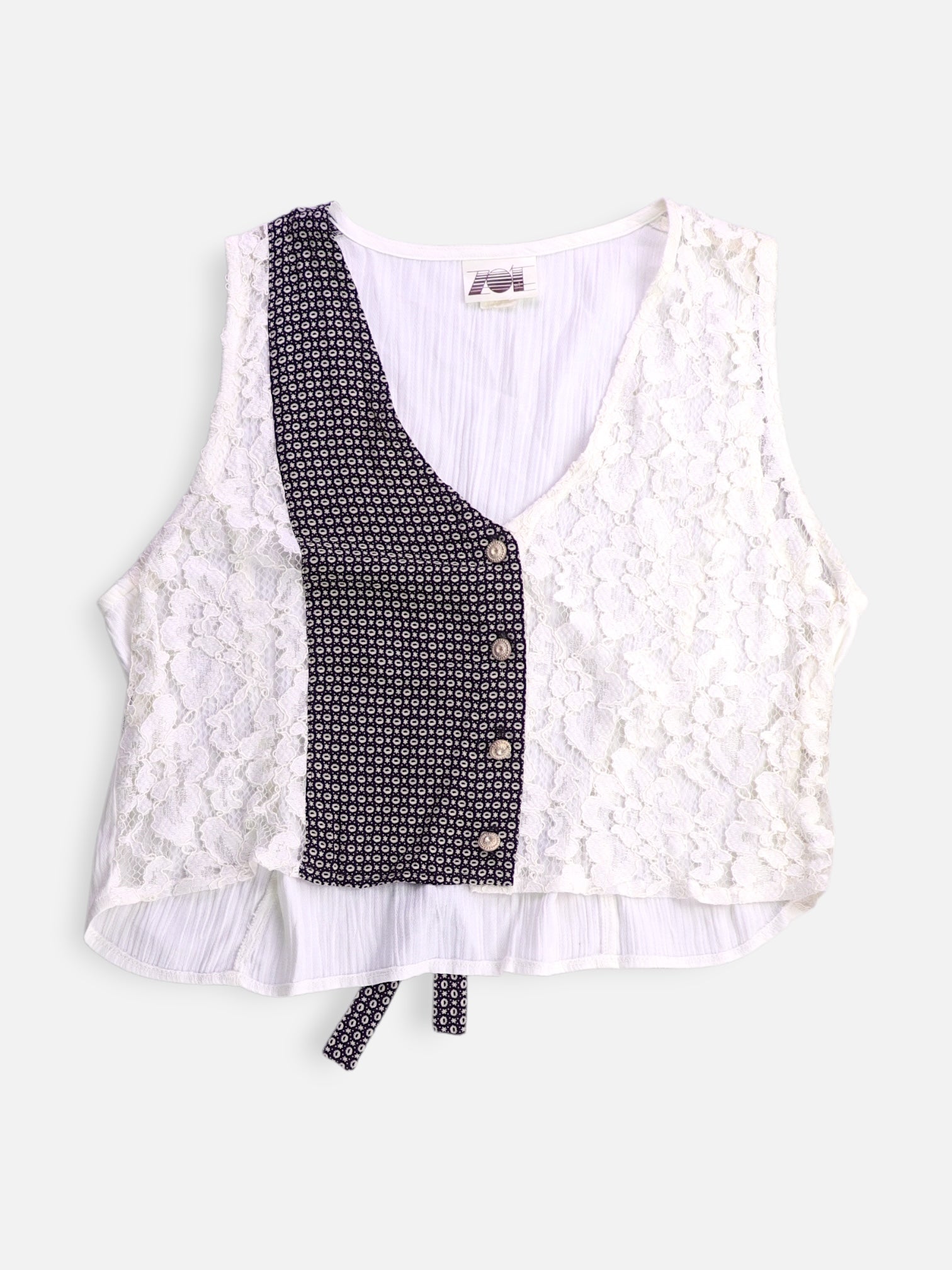 Blusa Color Block - Mujer - Large