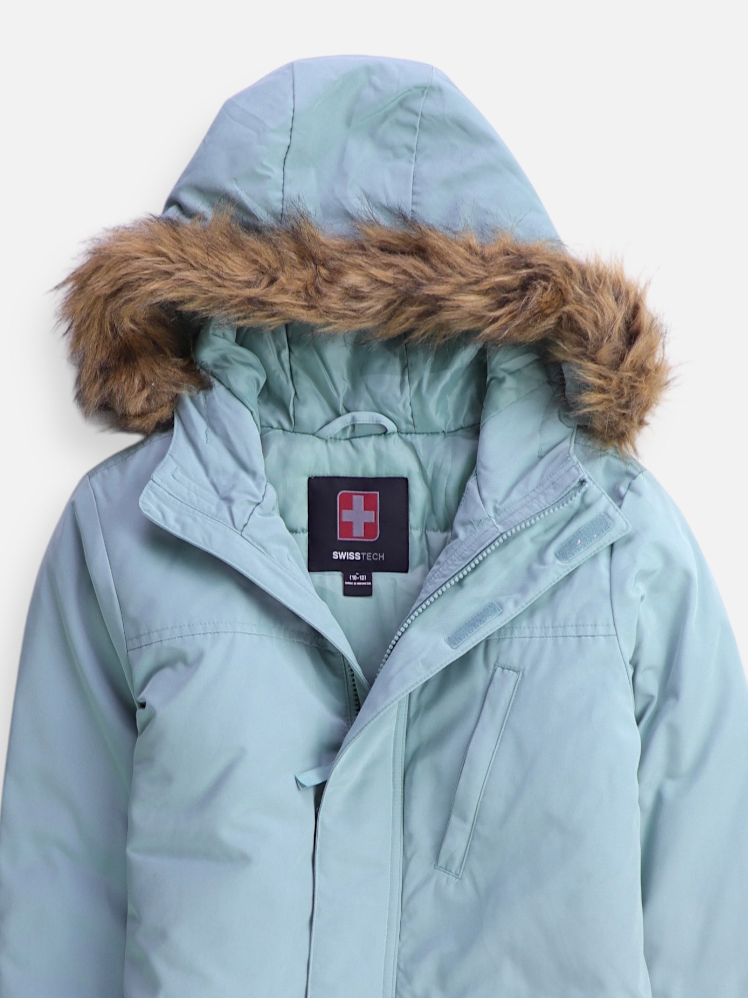 SwissTech Chaqueta Casual Cargo - Niño - Large - 10-12Y (Años)