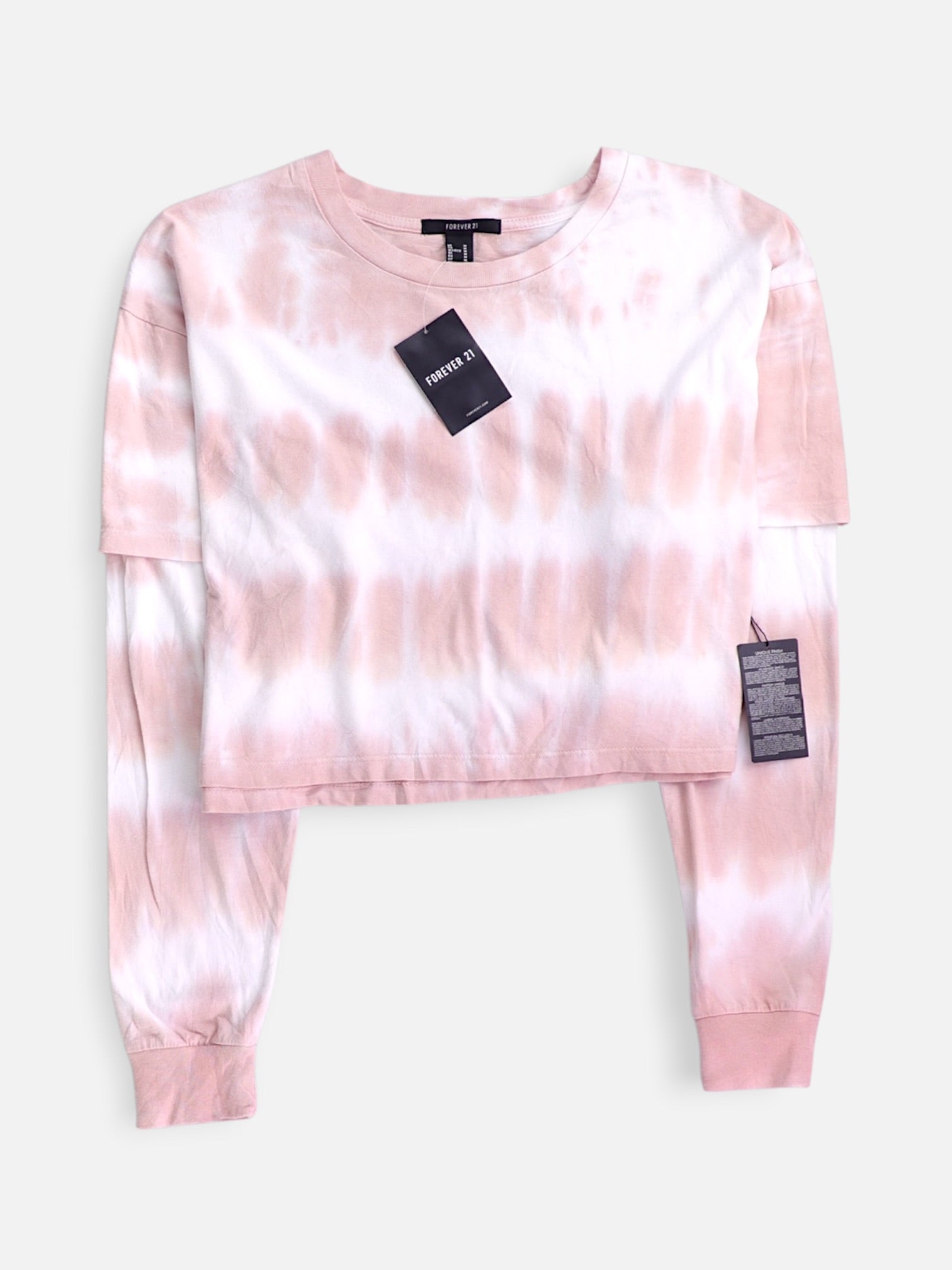 Forever 21 Camiseta Crop Top - Mujer - Medium