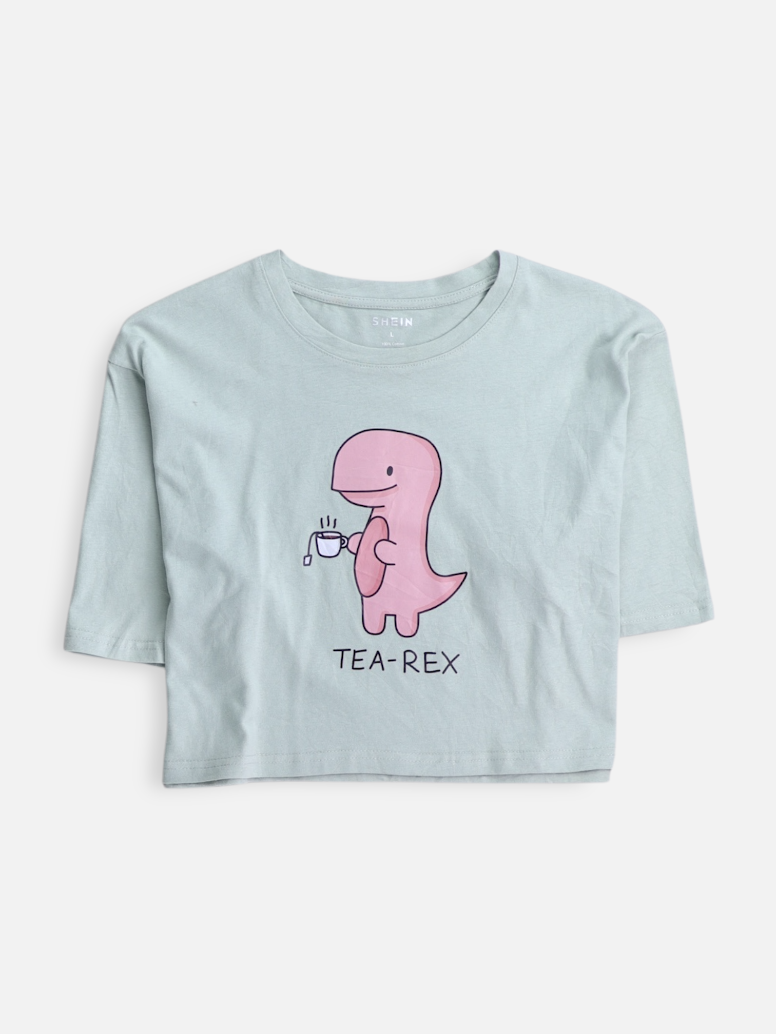 SHEIN Camiseta Grafica - Mujer - Large