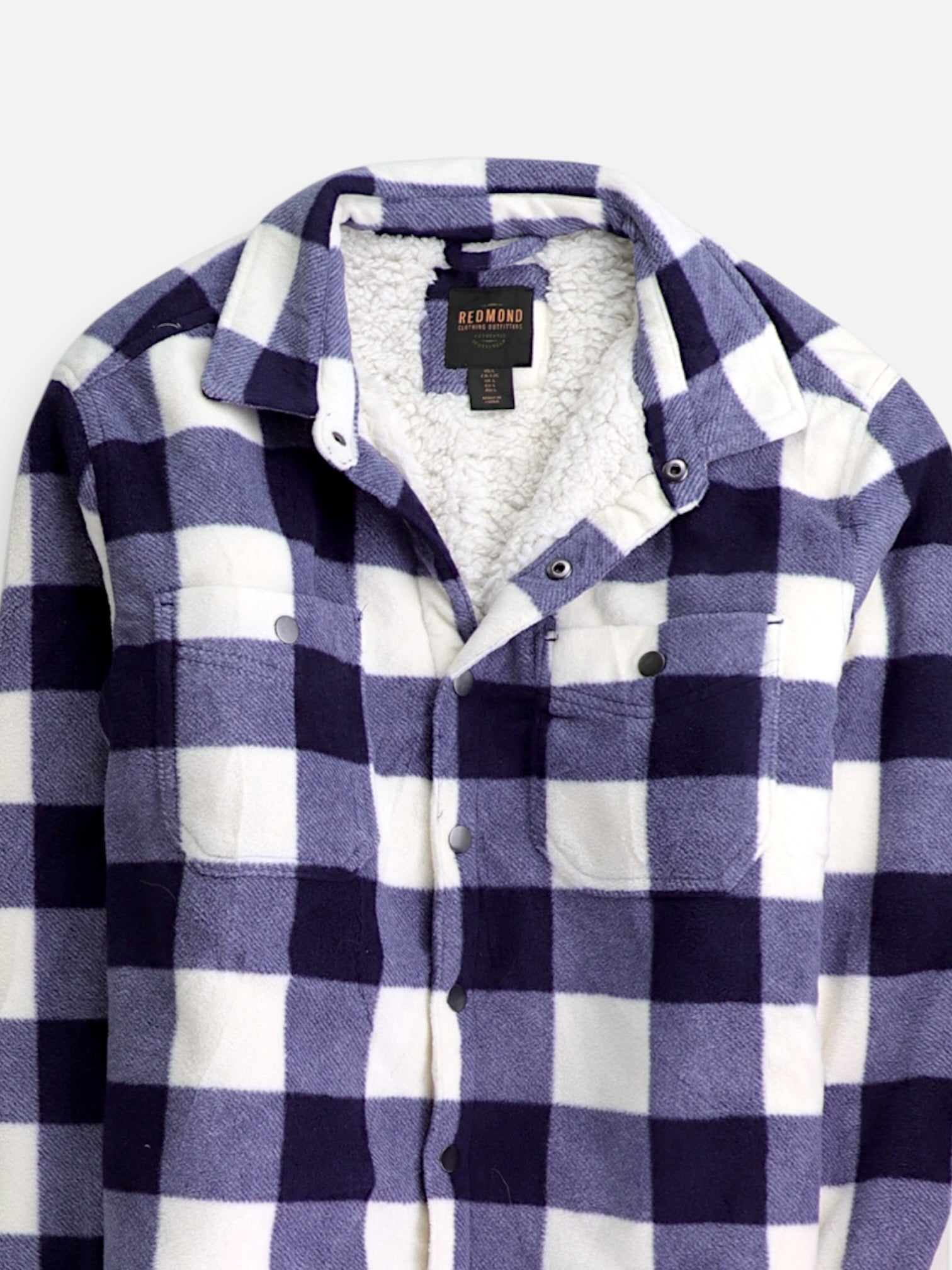 Chaqueta Sobrecamisa Color Block - Hombre - Large