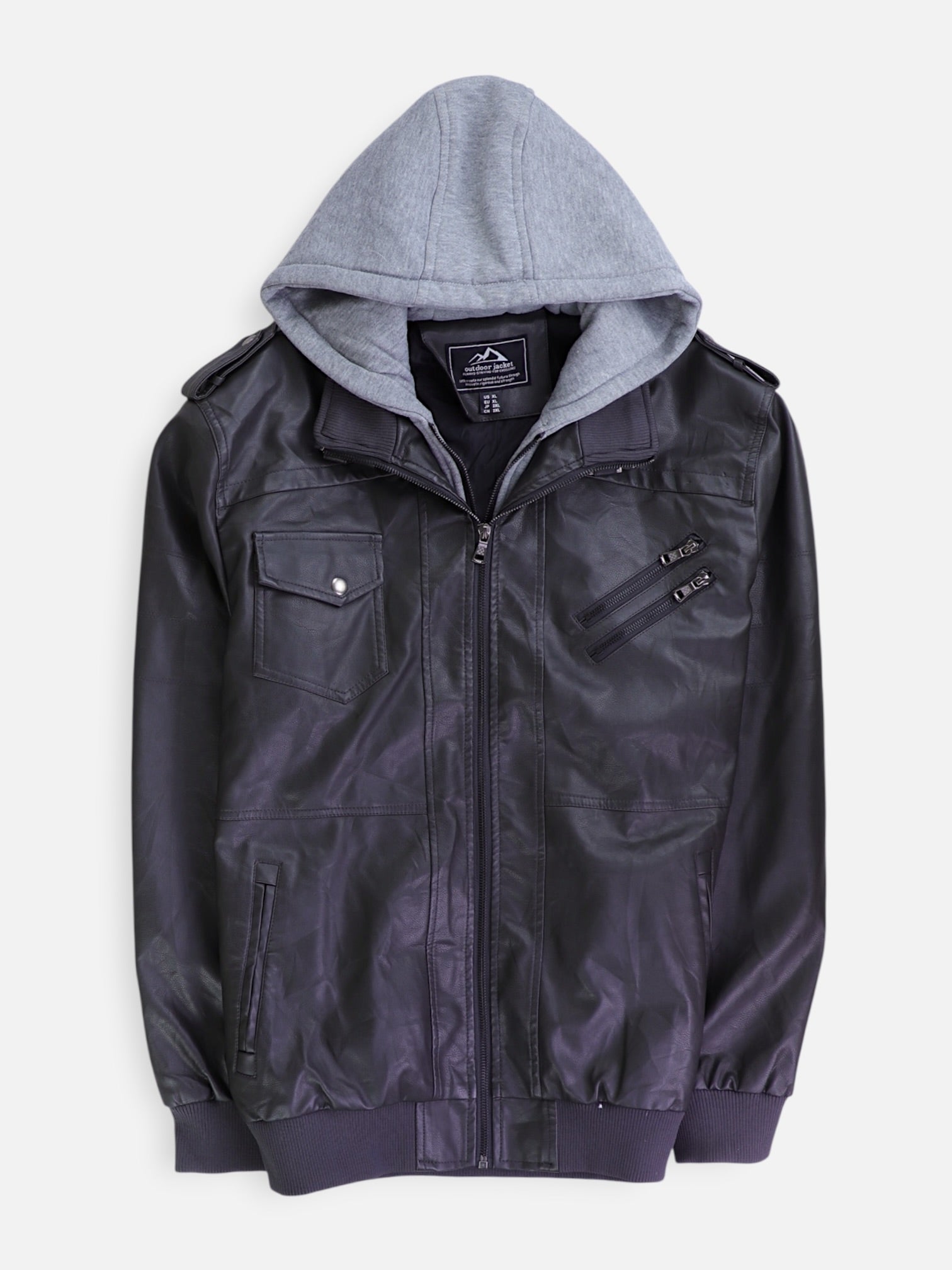 Chaqueta Casual Cuero - Hombre - XL