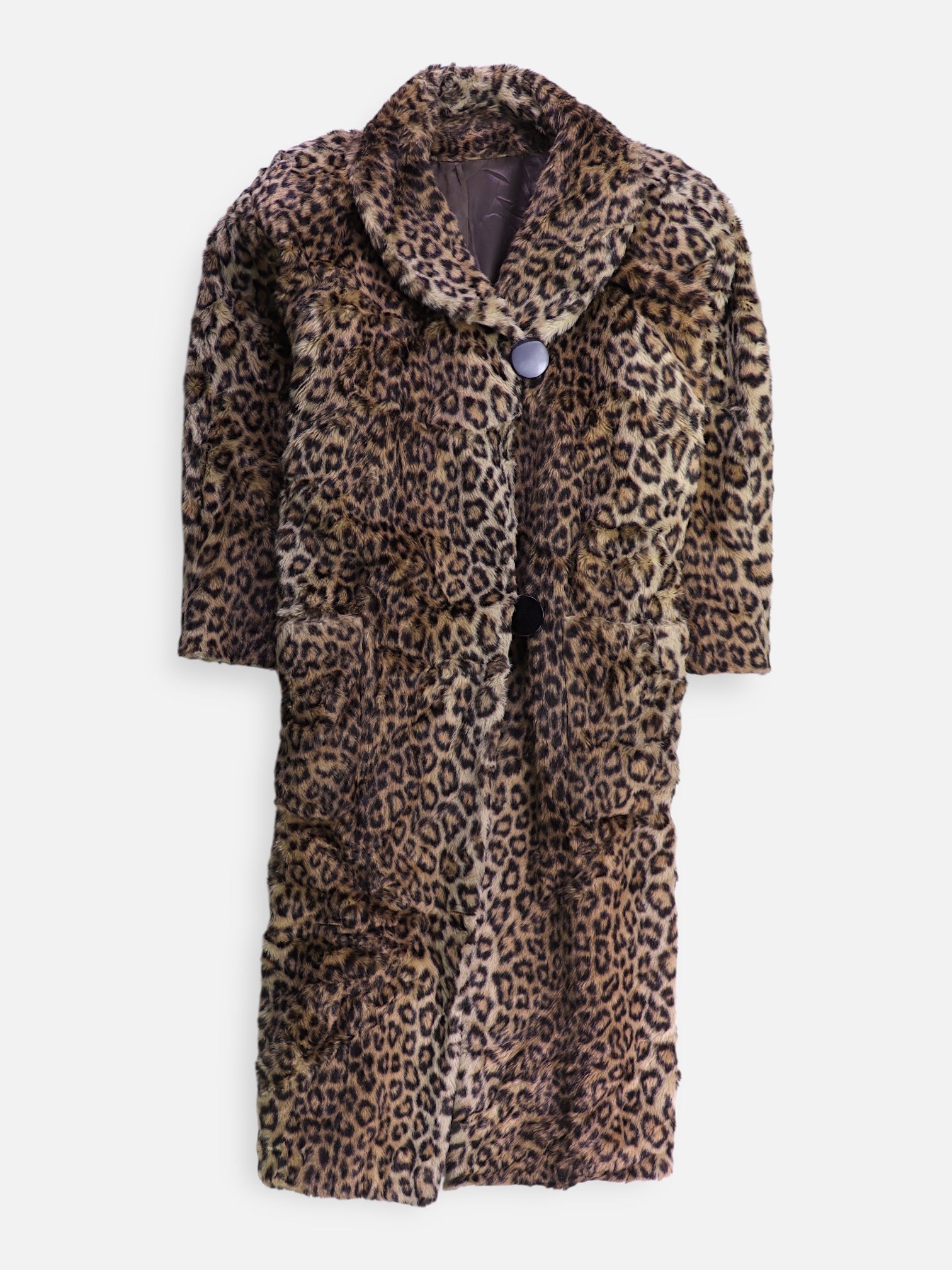 Abrigo Casual Animal Print - Mujer - Medium