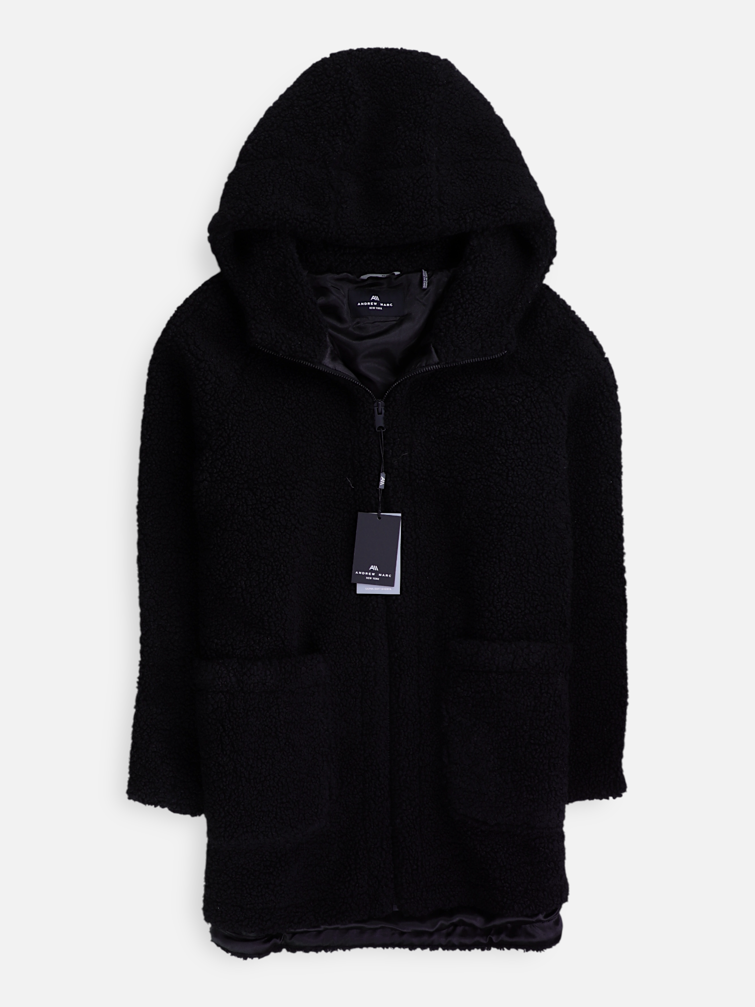 ANDREW MARC Sudadera Hoodie Teddy - Mujer - N/A