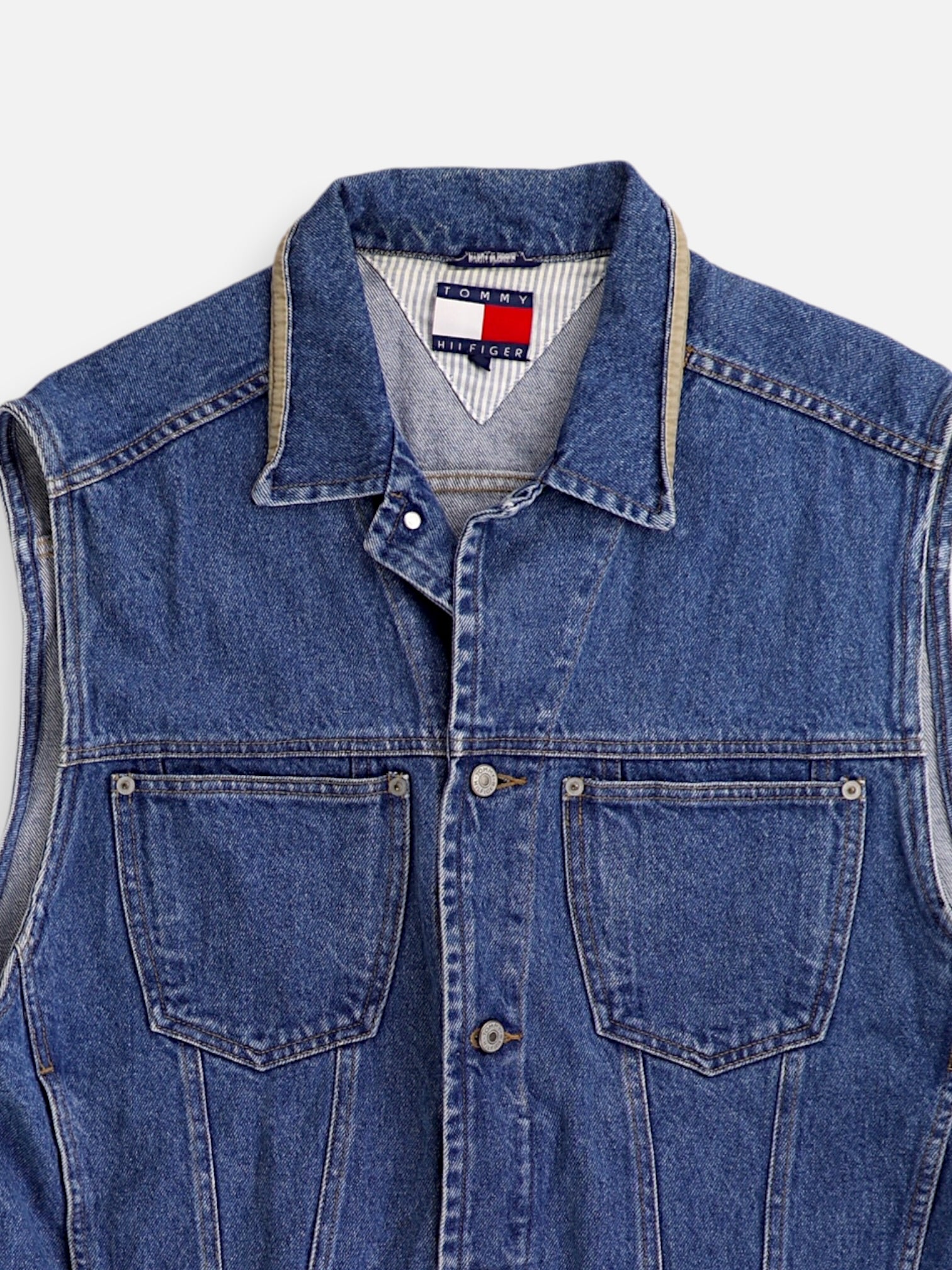 Tommy Hilfiger Chaleco Denim - Hombre - XL