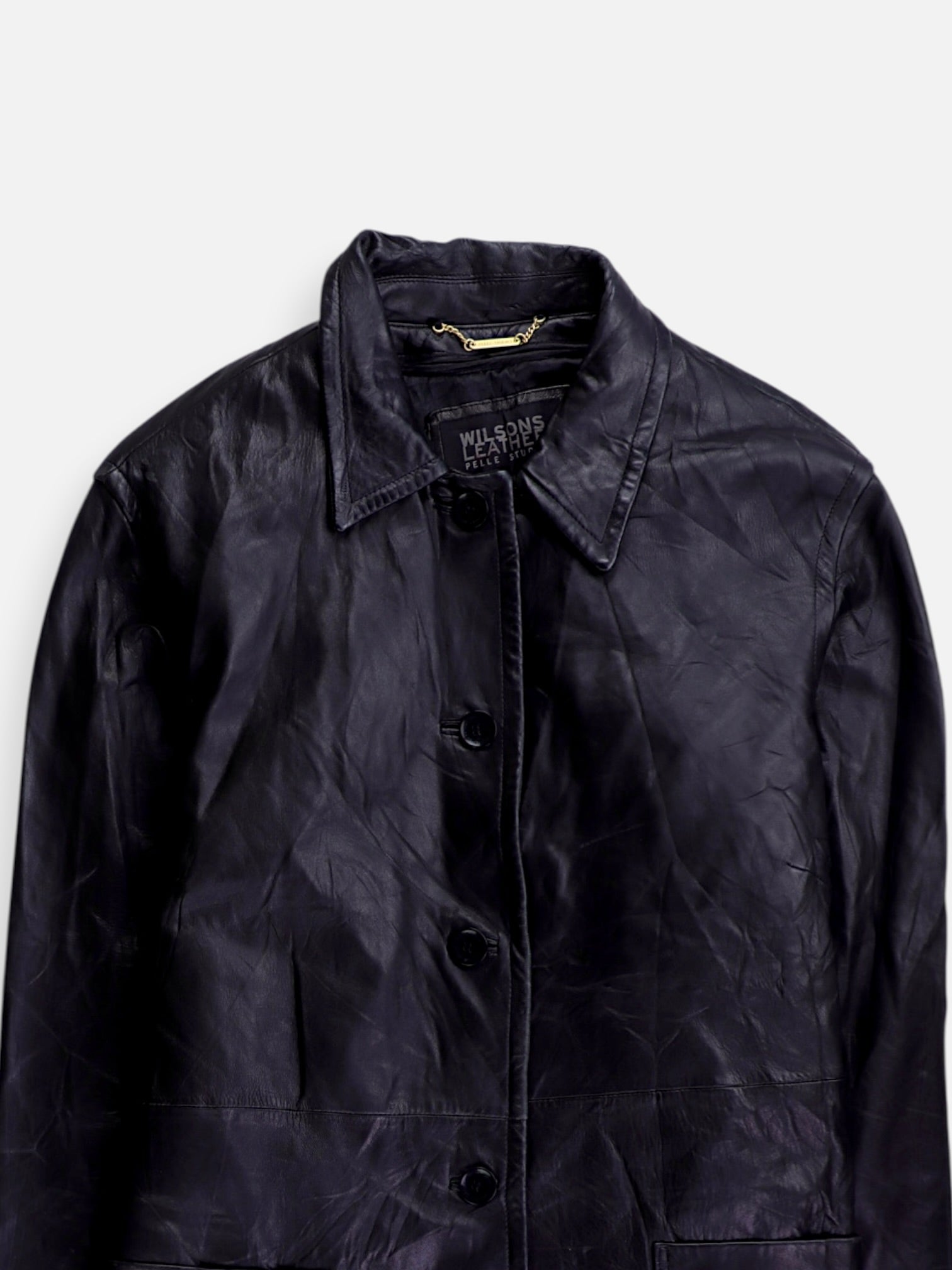 WILSONS LEATHER Chaqueta Casual Cuero - Mujer - Petite 2XL