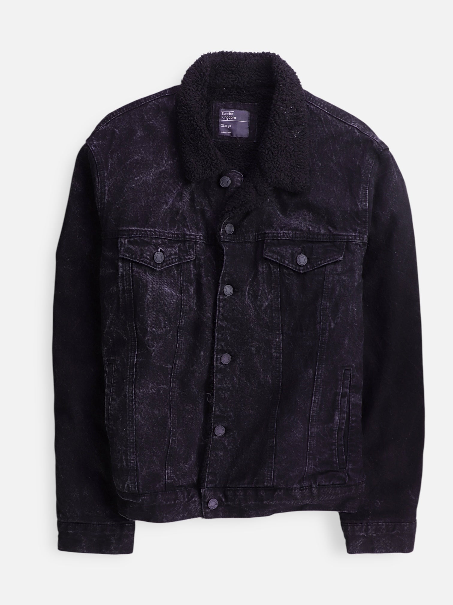 Chaqueta Sherpa Trucker Denim - Hombre - XL