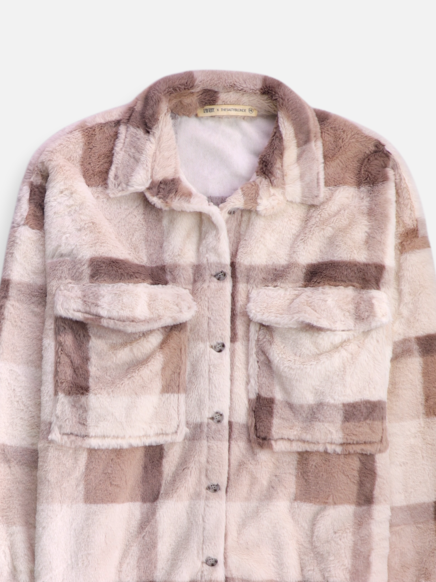 Chaqueta Sobrecamisa Color Block - Hombre - M/L