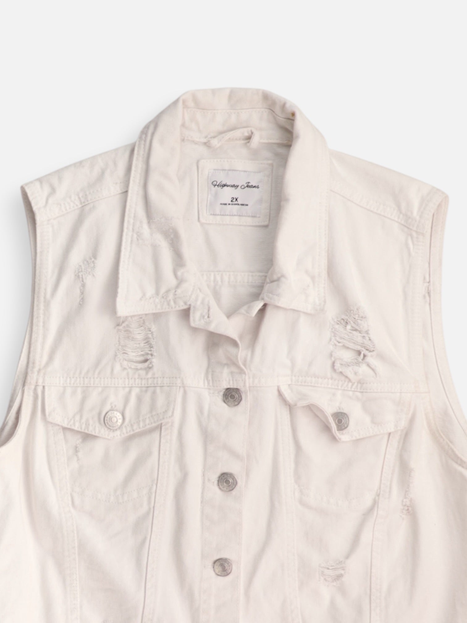 Chaleco Denim - Mujer - 2XL
